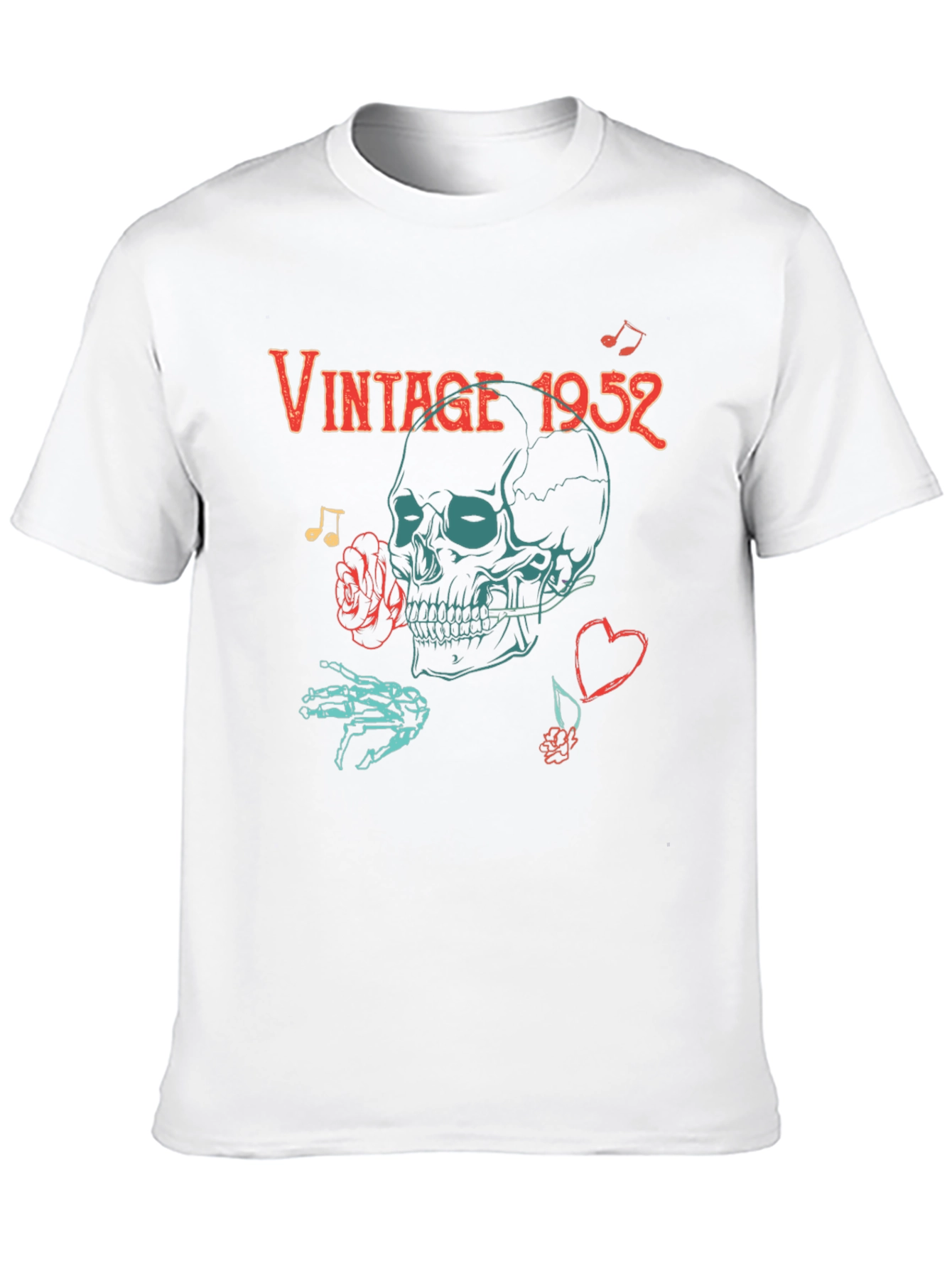 Black Vintage 1952 Skull Graphic T-Shirt view 10