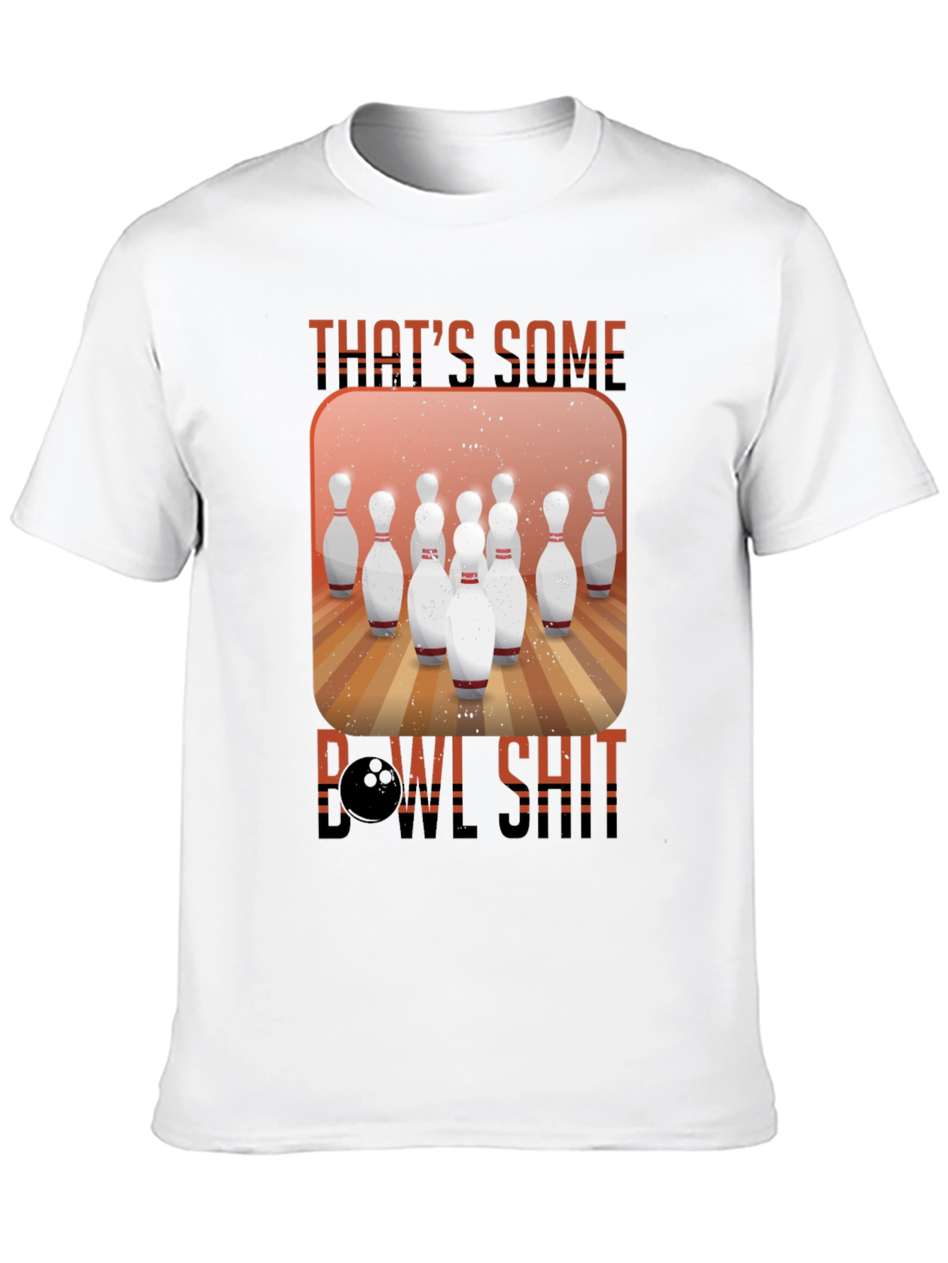 Black That's Some Bowl Shit Graphic T-Shirt view 10