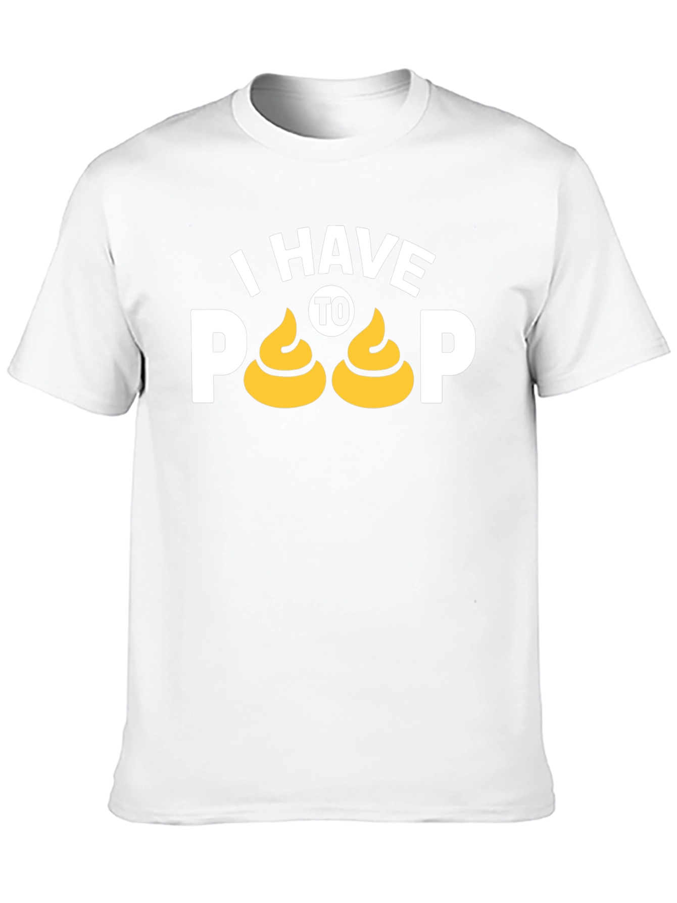 Black I Have To Poop T-Shirt Funny Graphic Tee view 10
