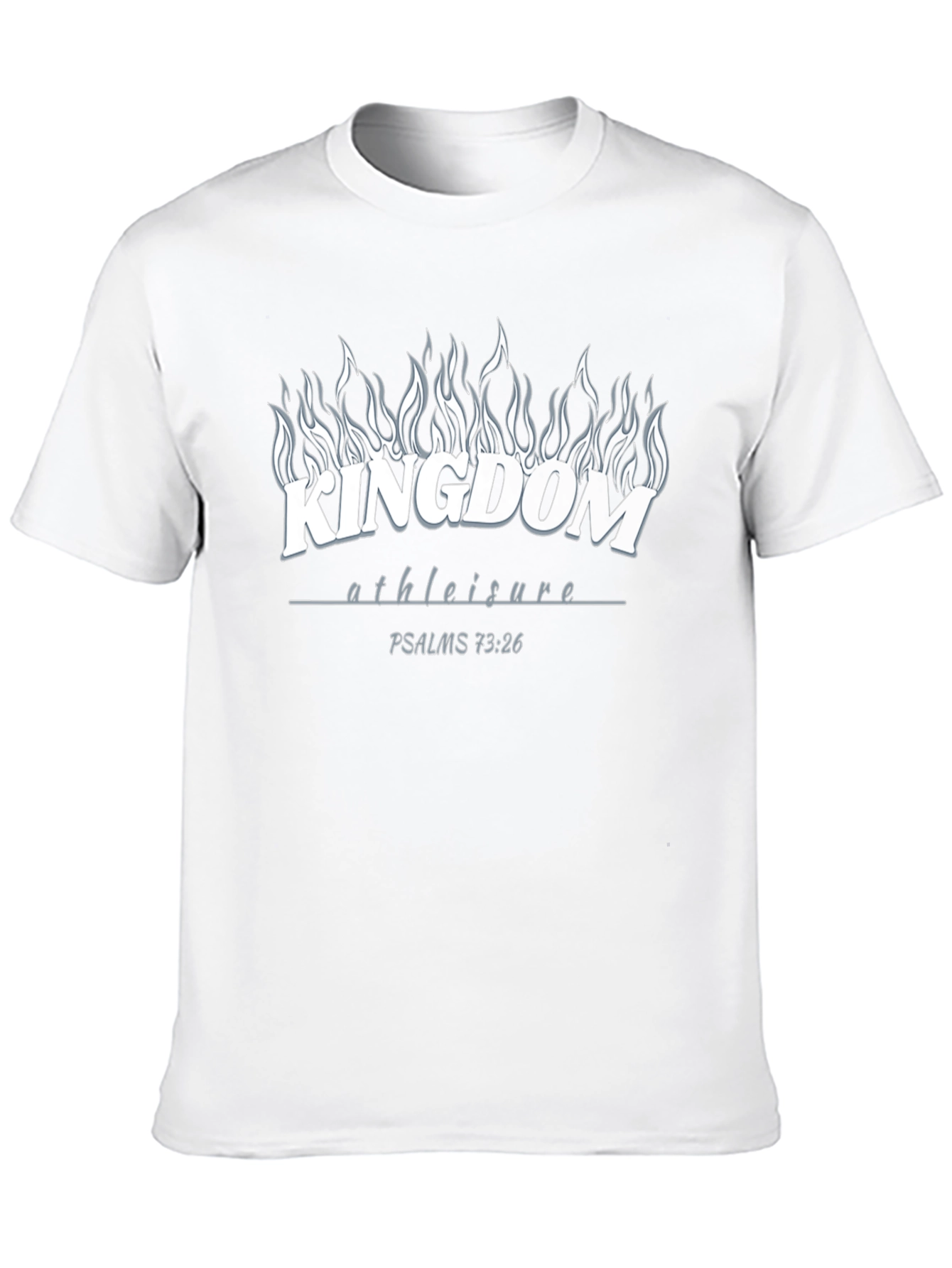Black Kingdom Athleisure T-Shirt - Psalms 73:26 Graphic Tee view 10