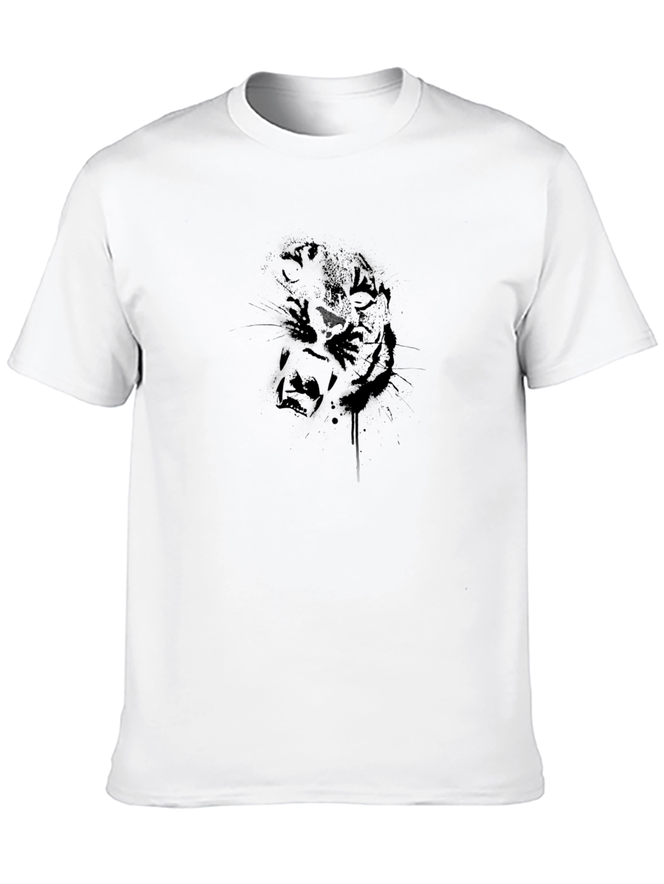 Black Black Tiger Graphic Tee - Stylish Men's T-Shirt view 10