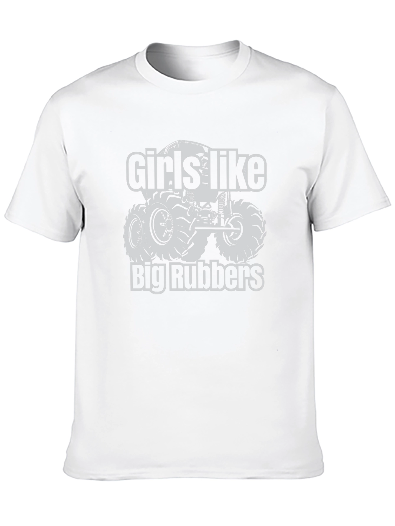 Black Girls Like Big Rubbers Monster Truck Graphic Tee view 10