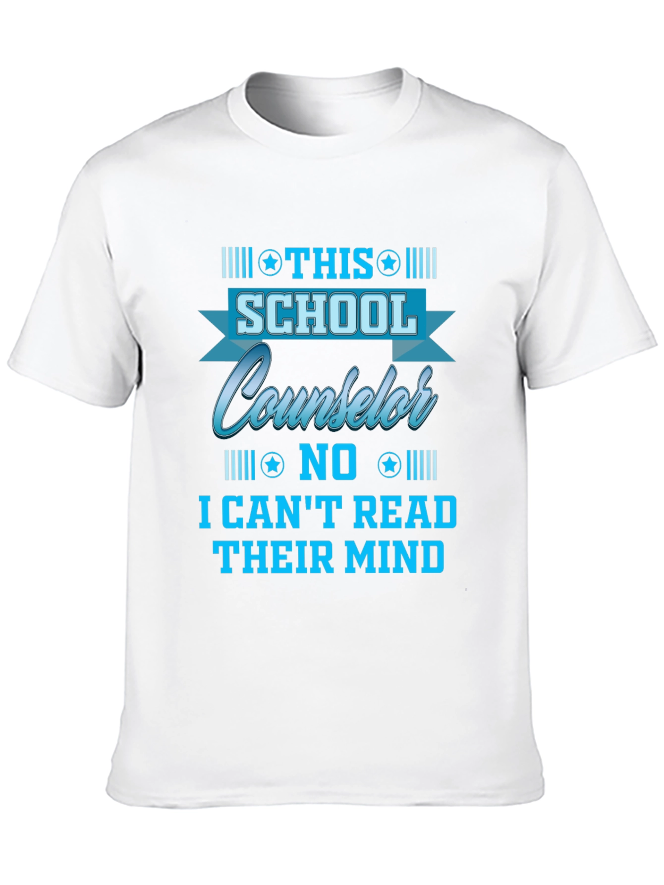 Black School Counselor T-Shirt - Read Minds? view 10