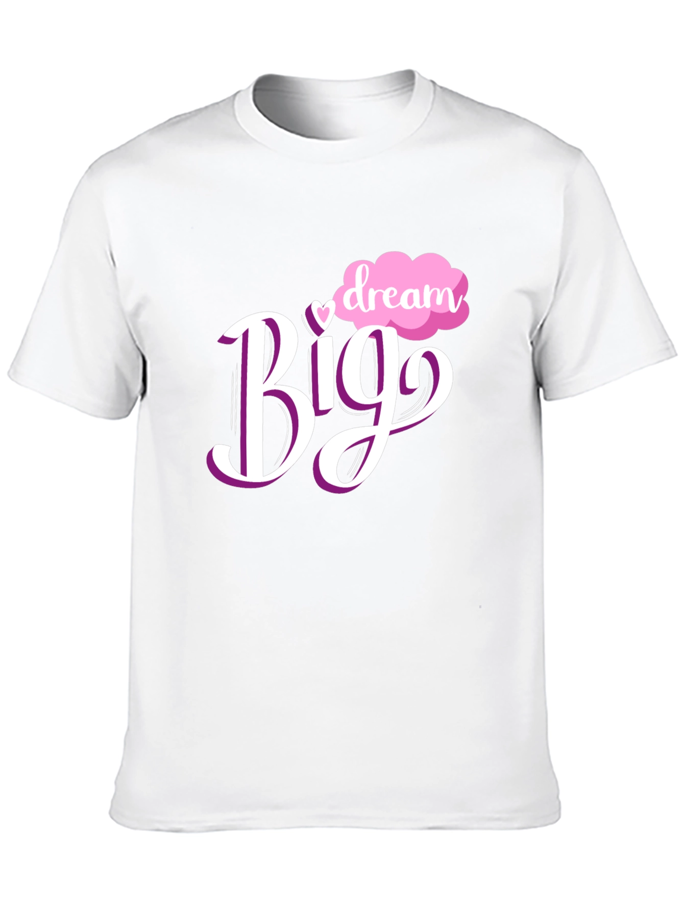 Black Dream Big Graphic Tee - Black Cotton Blend view 10