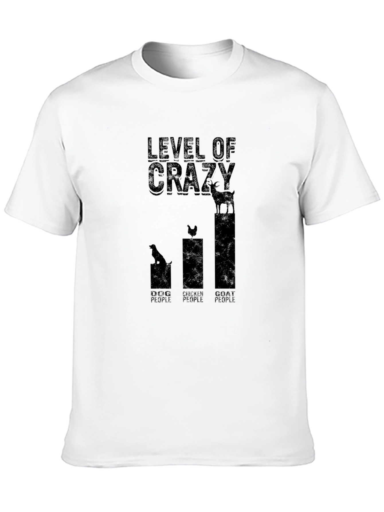 Black Level of Crazy: Animals T-Shirt view 10