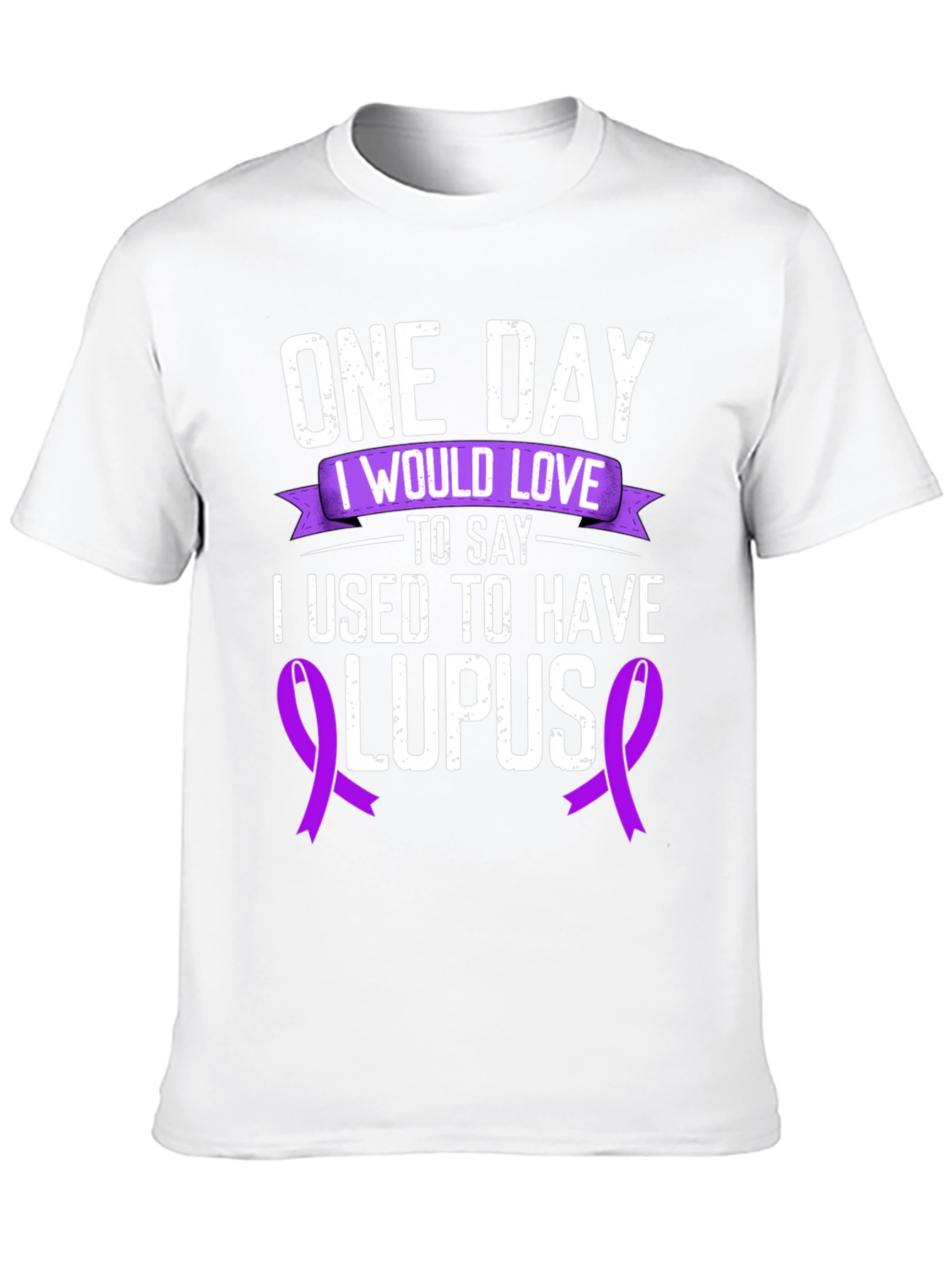 Black One Day I Would Love to Say I Used to Have Lupus T-Shirt view 10