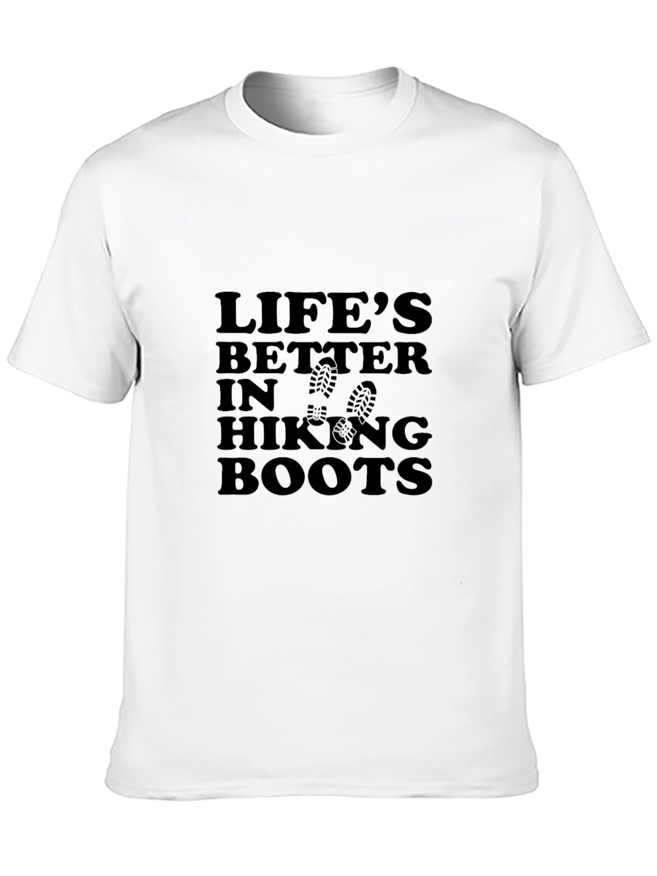 Black Life's Better in Hiking Boots T-Shirt view 10
