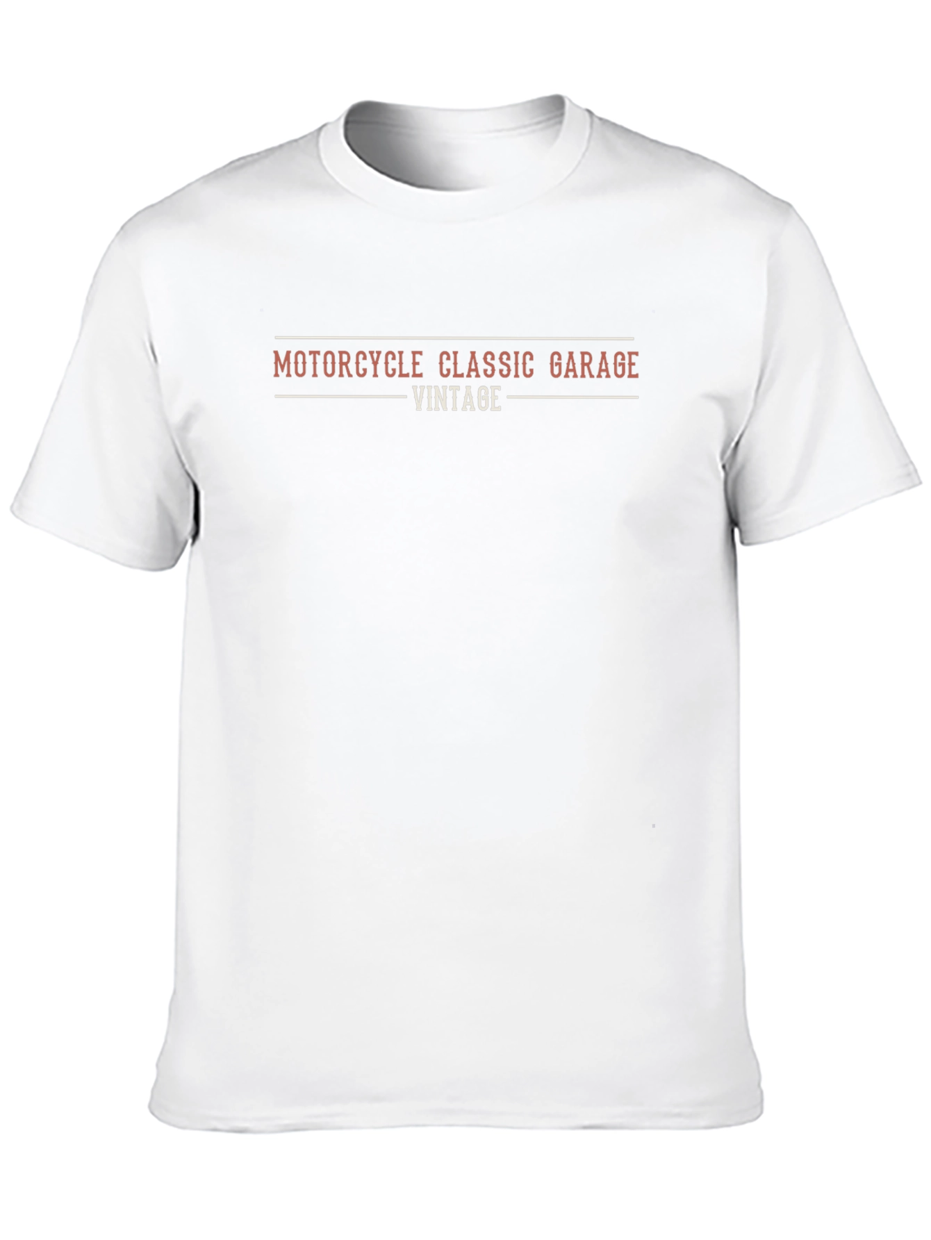 Black Vintage Motorcycle Classic Garage T-Shirt view 10