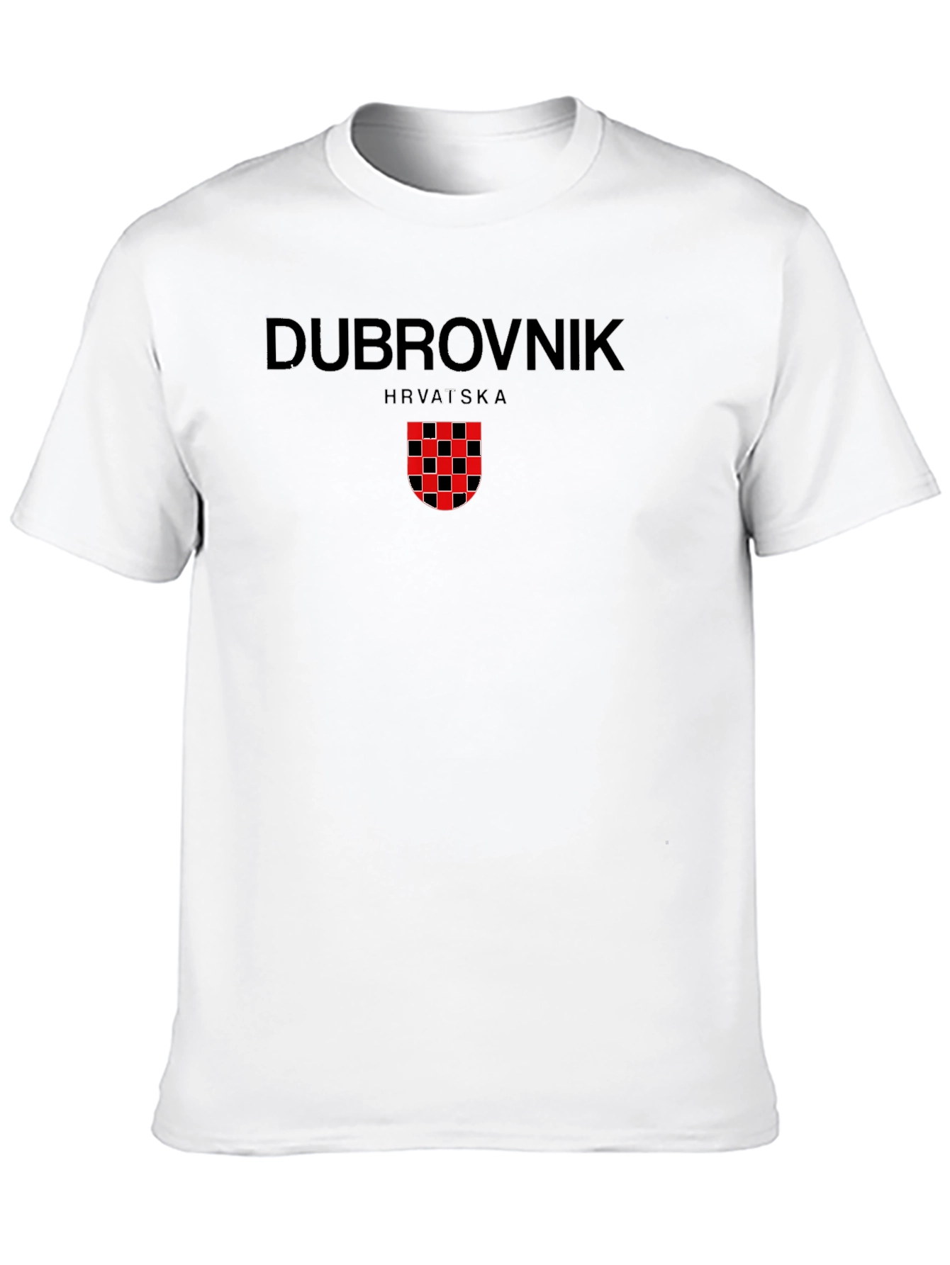 Black Dubrovnik Croatia Black T-Shirt view 10