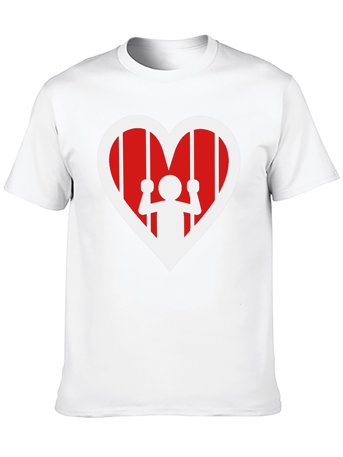 Black Heart Jail T-Shirt - Freedom in Love view 10