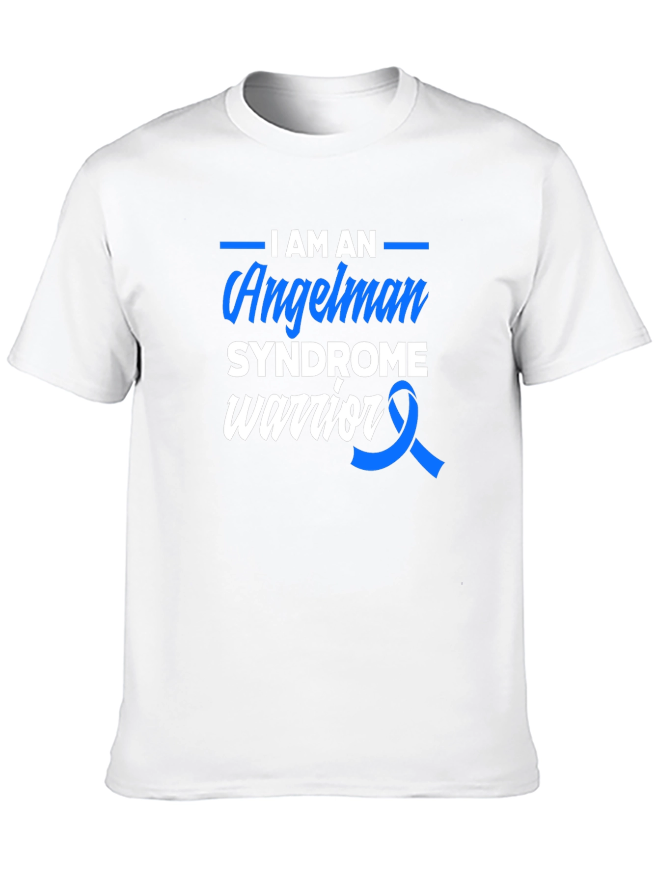 Black Angelman Syndrome Warrior T-Shirt - Awareness Tee view 10