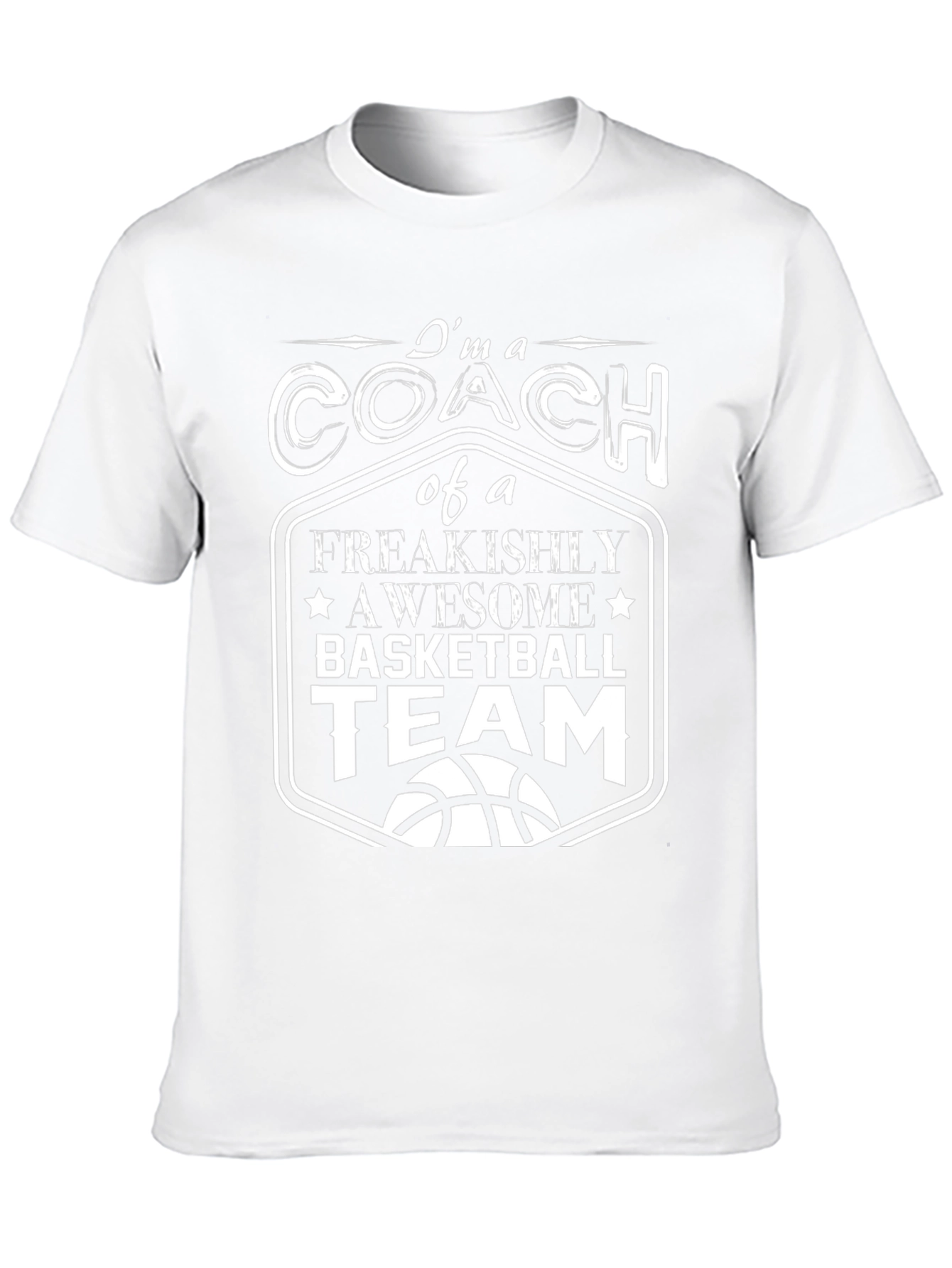 Black Coach Basketball Team Graphic T-Shirt view 10