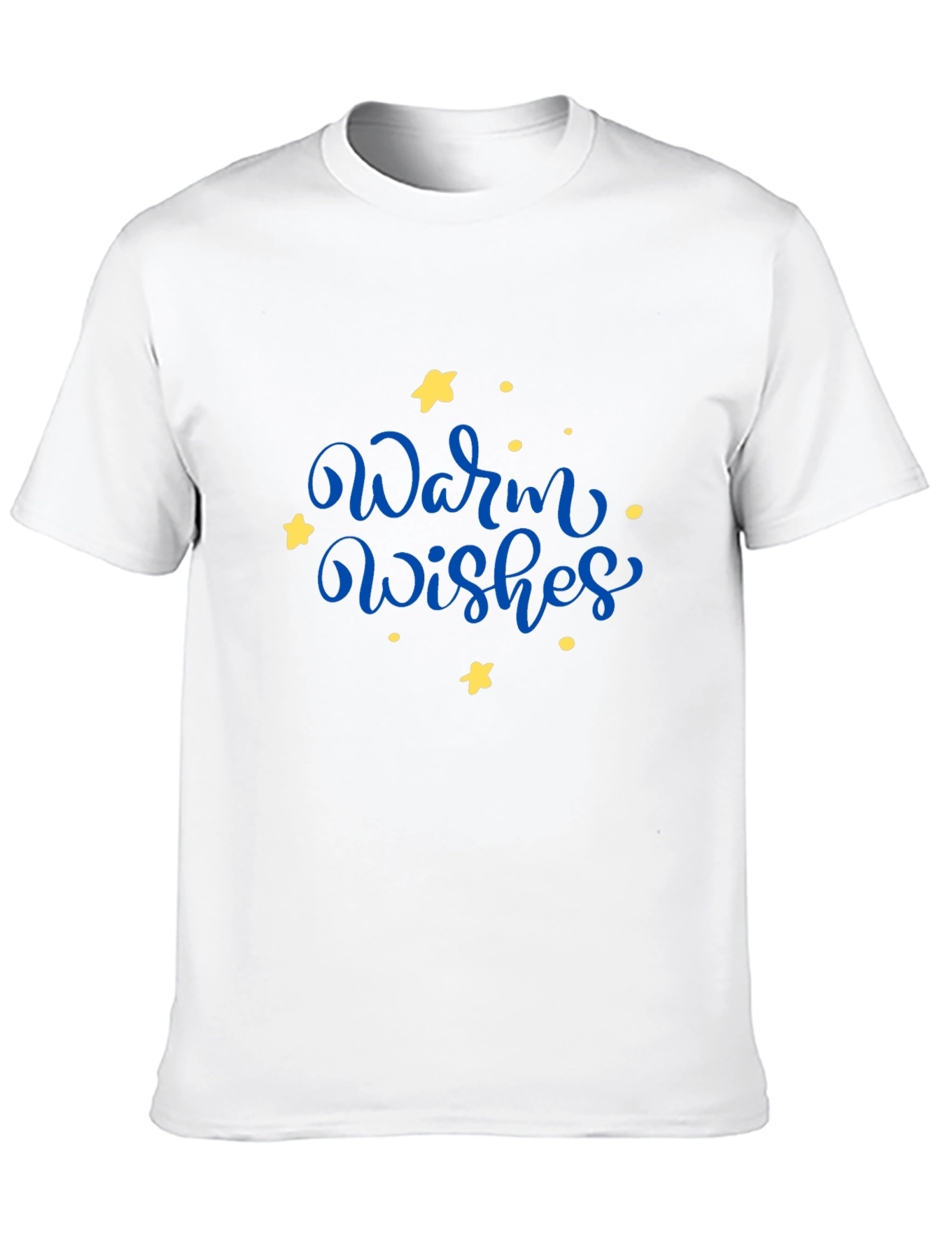 Black Warm Wishes Graphic Tee - Black Casual T-Shirt view 10