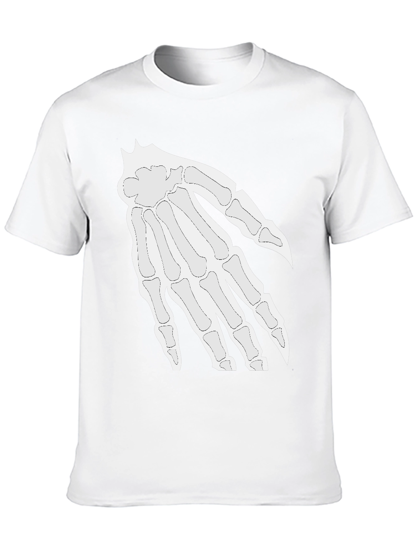 Black Skeleton Hand Graphic Tee - Halloween Ready! view 10