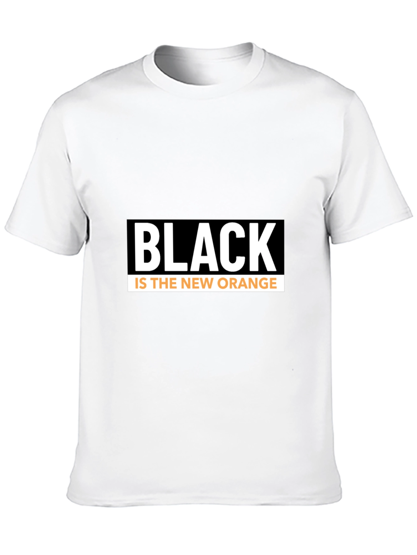 Black Black is the New Orange Graphic Tee view 10