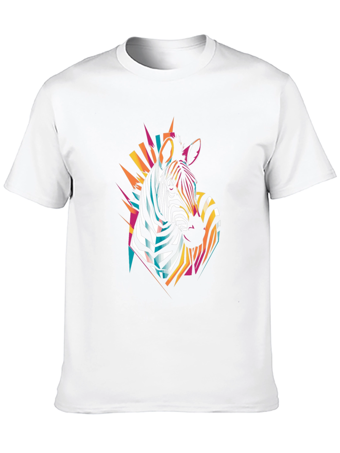 Black Zebra Graphic T-Shirt - Bold Artistic Design view 10