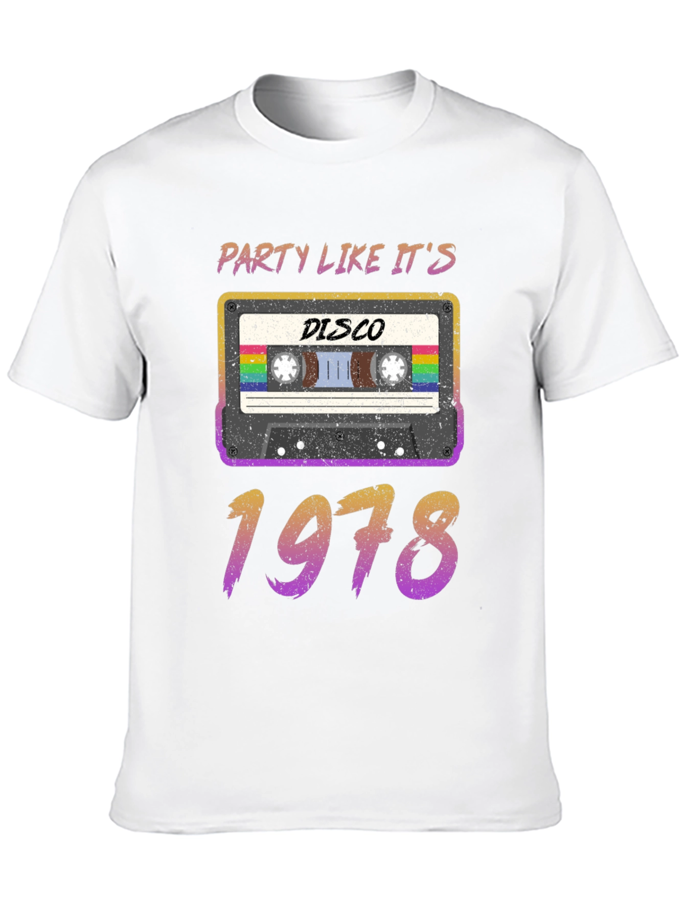 Black Party Like It's 1978 Disco T-Shirt view 10