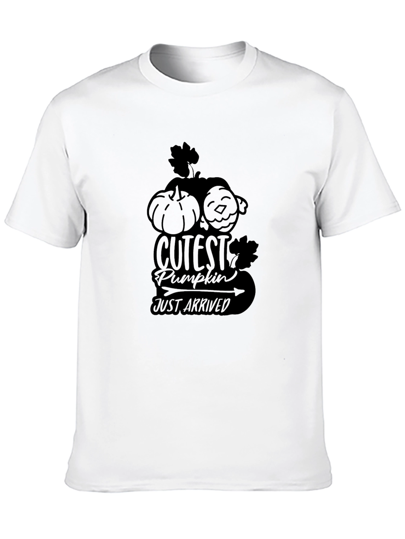 Black Cutest Pumpkin Just Arrived T-Shirt view 10