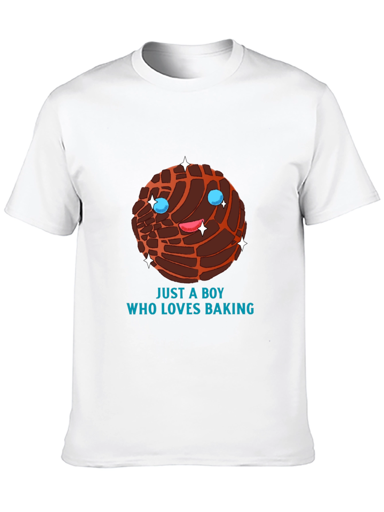 Black Just A Boy Who Loves Baking Black T-Shirt view 10