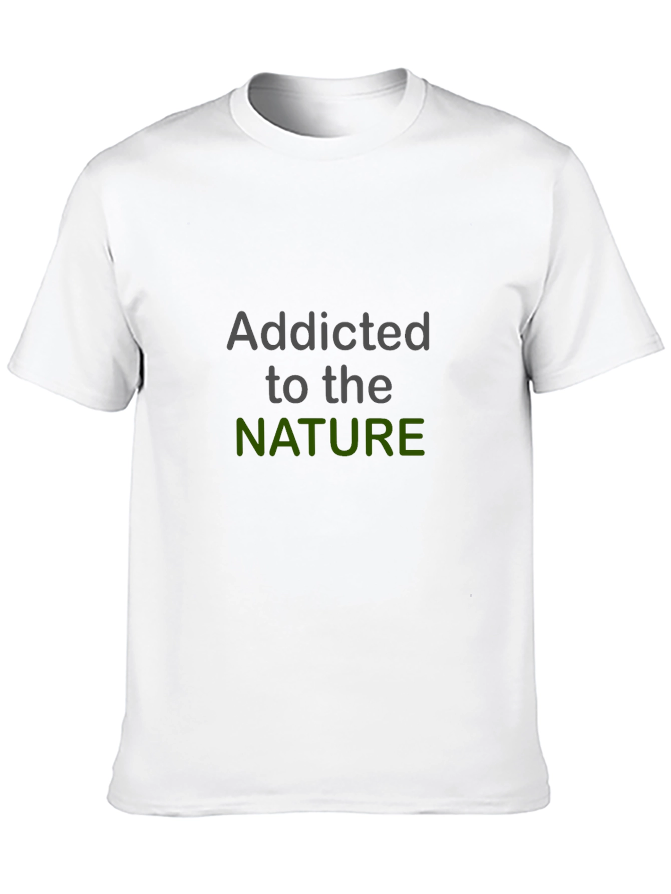 Black Addicted to Nature Black T-Shirt view 10