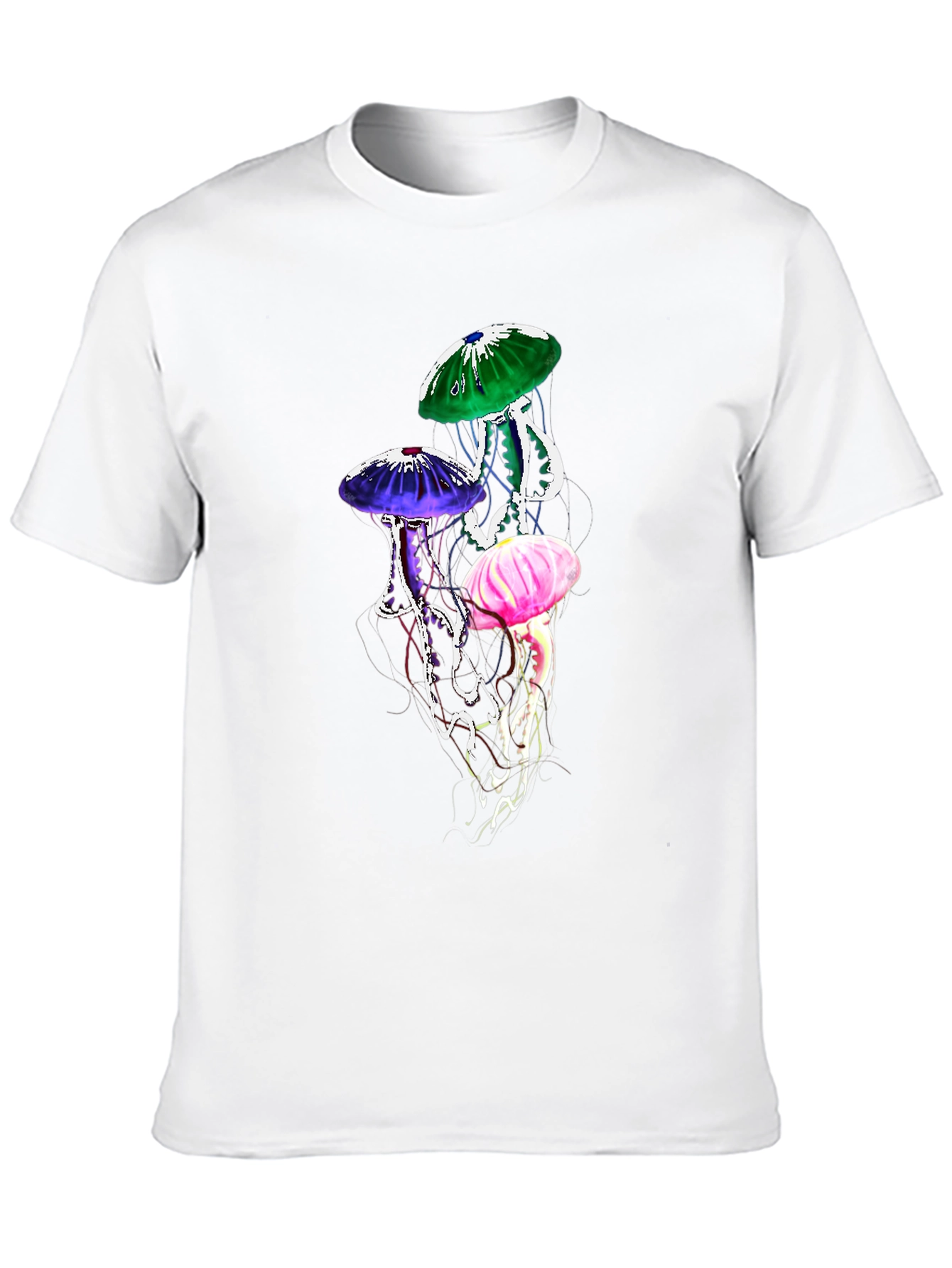 Black Jellyfish Graphic Tee - Unique Design view 10