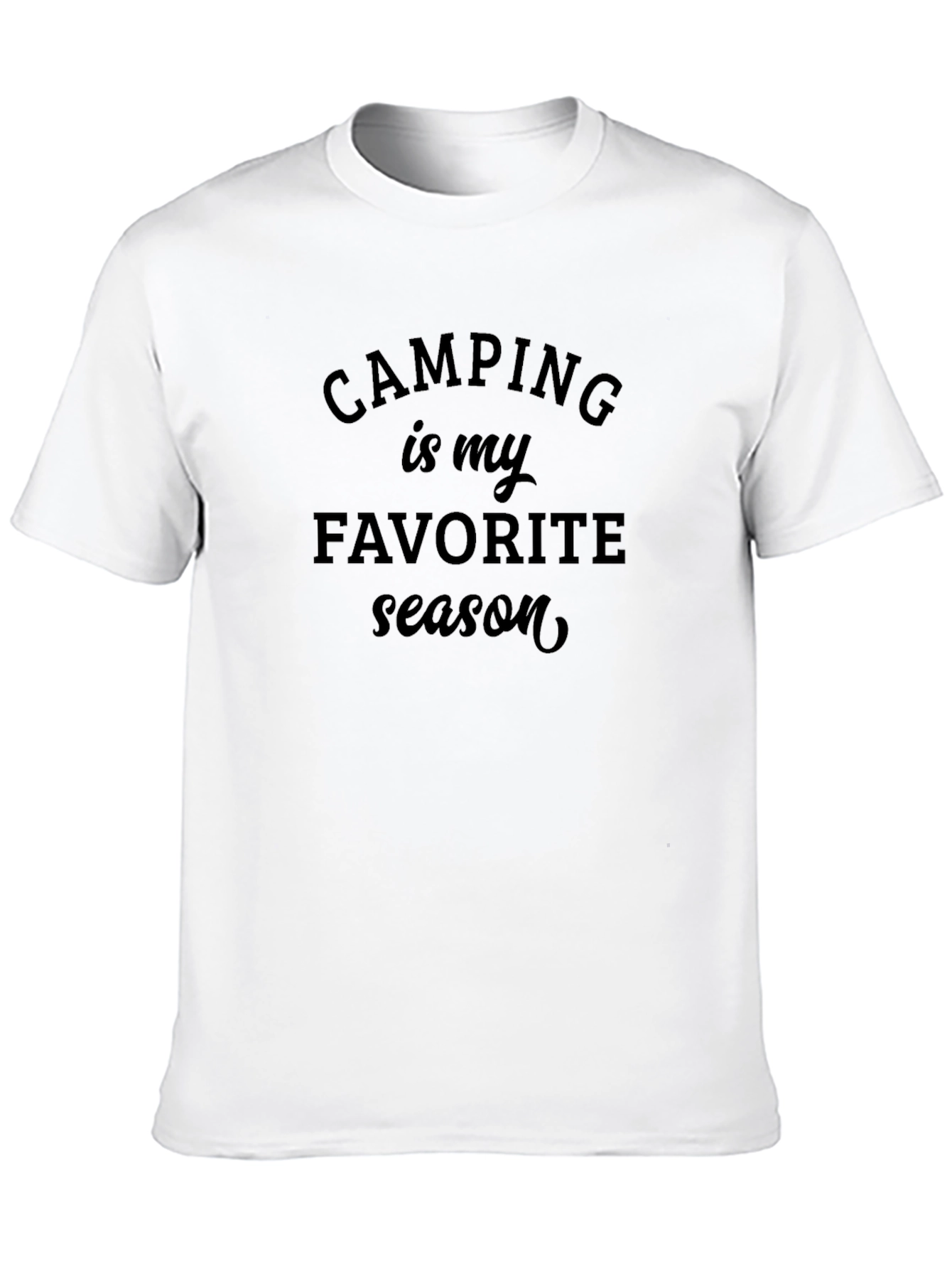 Black Camping is my Favorite Season T-Shirt view 10