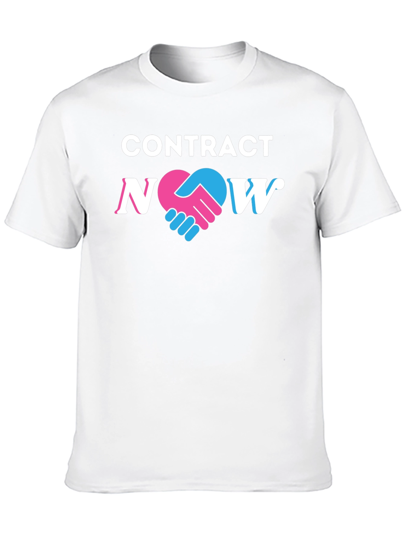 Contract Now Black Graphic Tee - 10