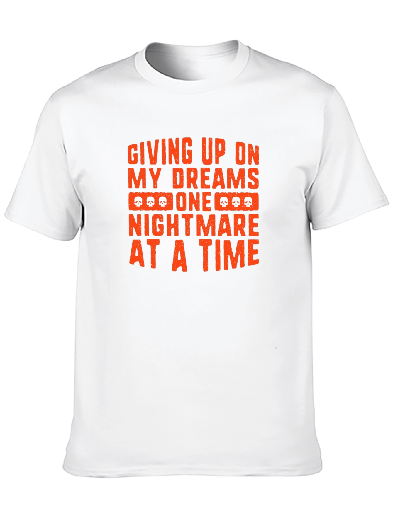 Black "Giving Up On My Dreams" Graphic Print T-Shirt view 10