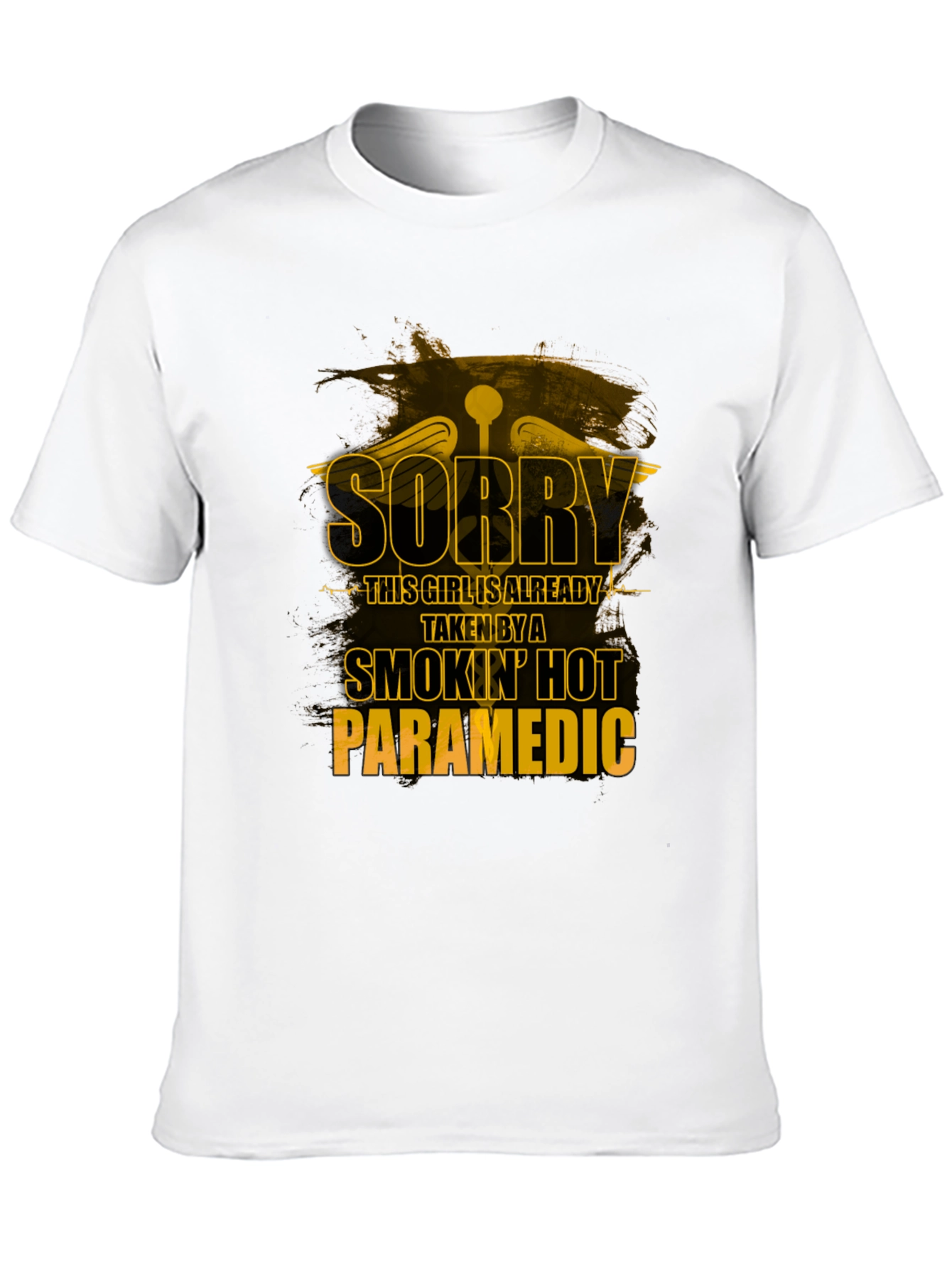 Black Smokin' Hot Paramedic T-Shirt - Funny Gift view 10