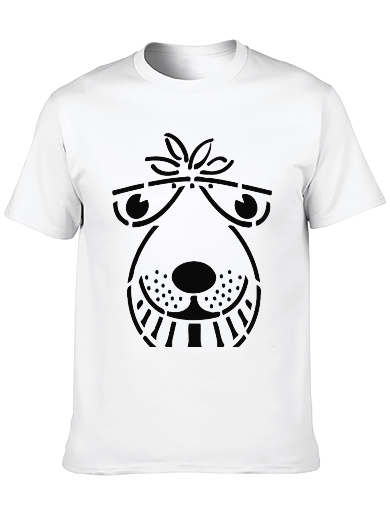 Black Funny Muppet Inspired Dog Tee view 10