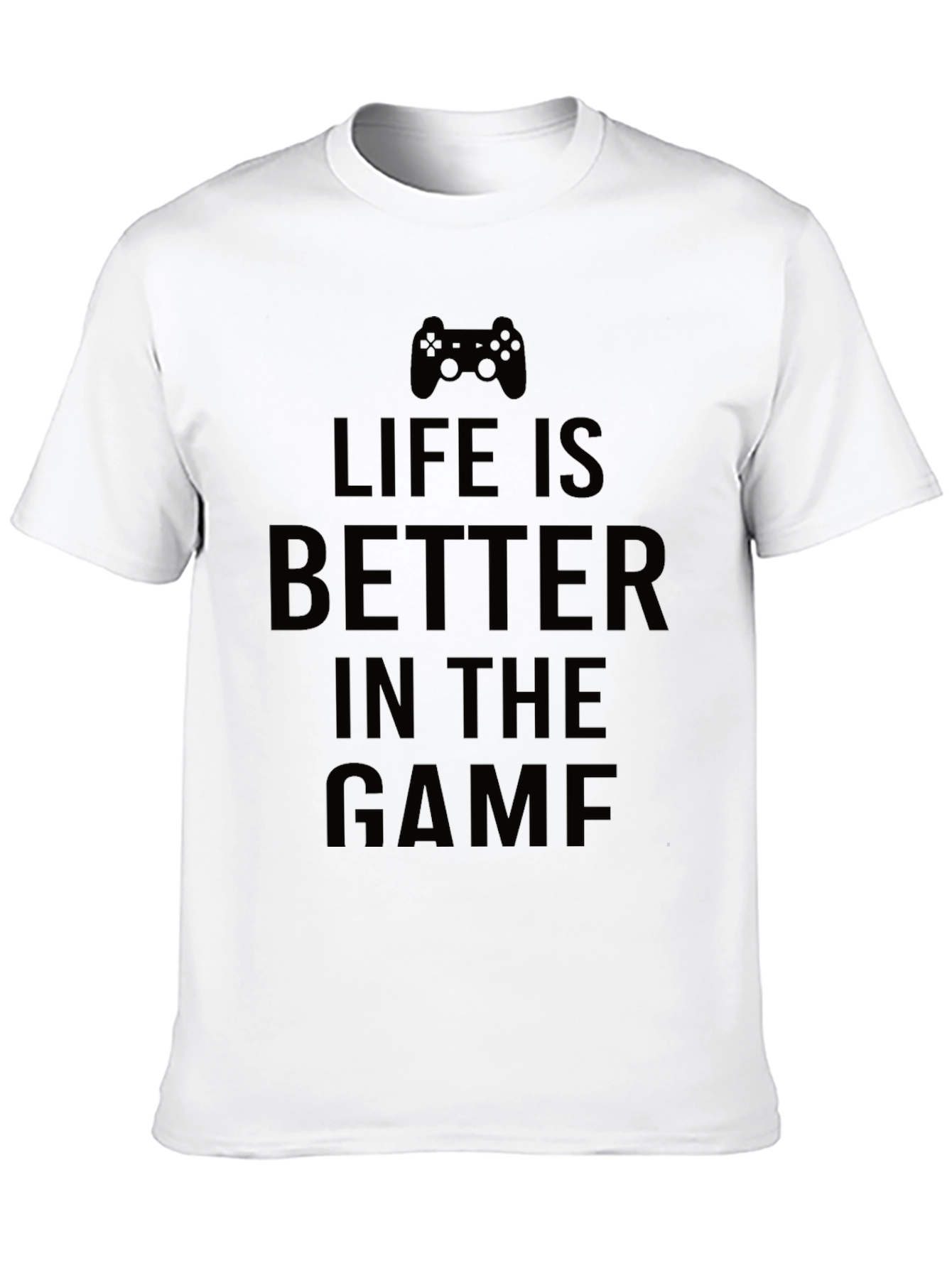 Black Life is Better in the Game Black T-Shirt view 10