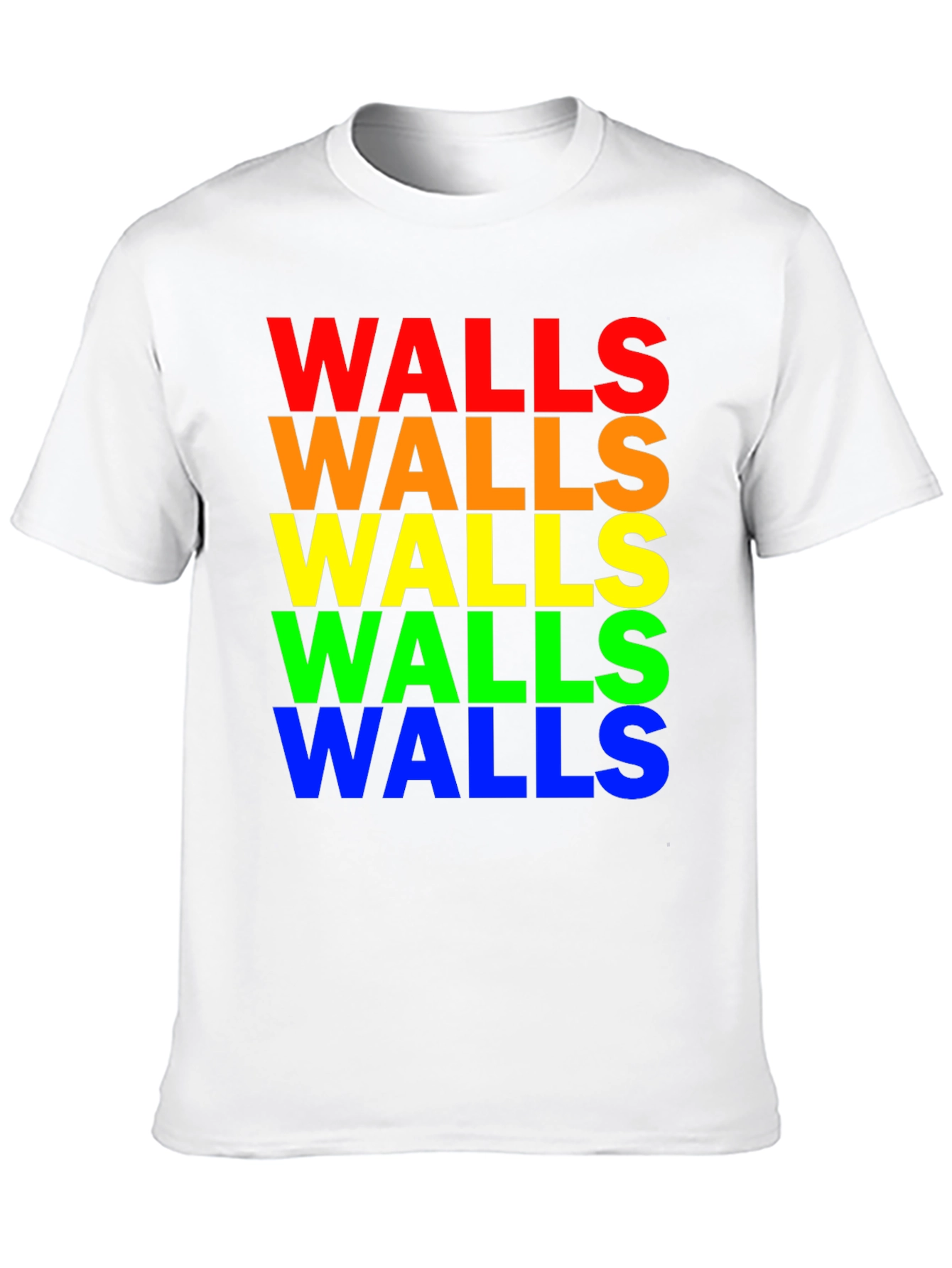 Black Rainbow "Walls" Graphic T-Shirt view 10