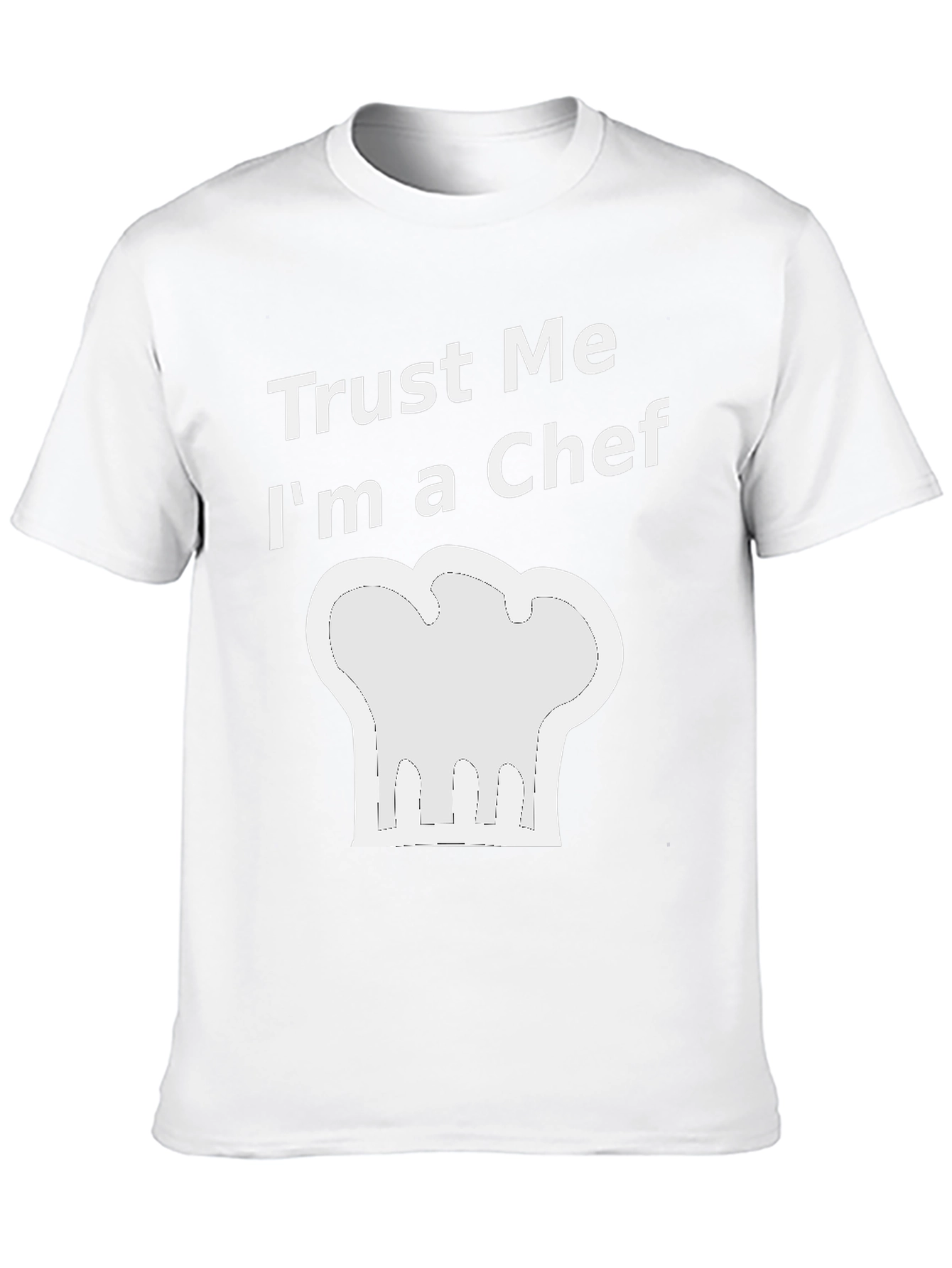 Black Trust Me I'm a Chef T-Shirt view 10