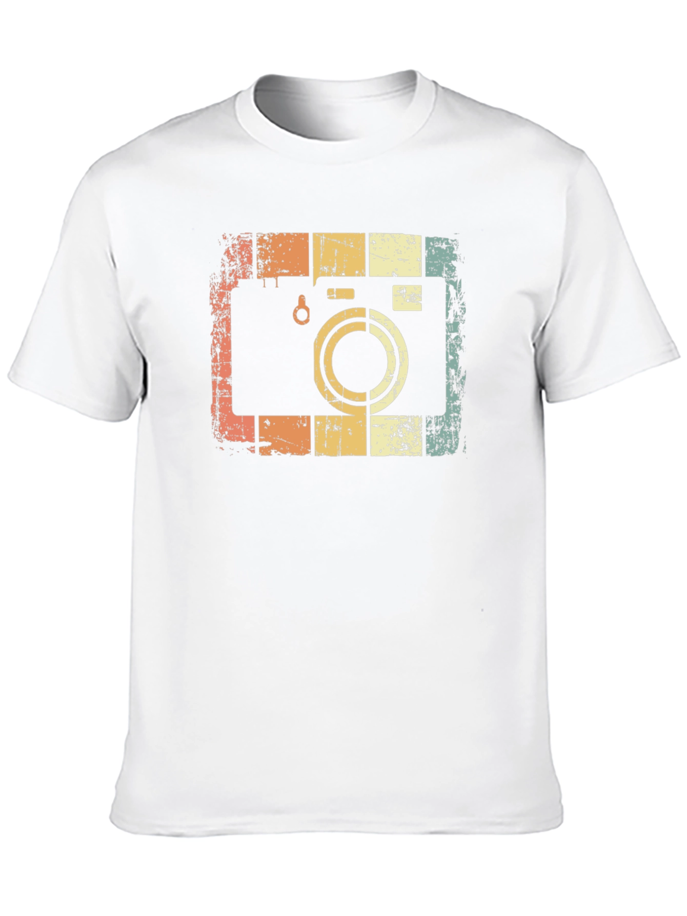 Black Retro Camera Graphic T-Shirt - Vintage Style Tee view 10