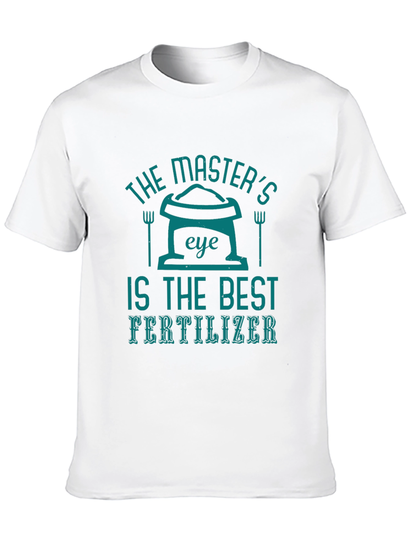 Black Master's Eye Fertilizer T-Shirt - Black Cotton Tee view 10