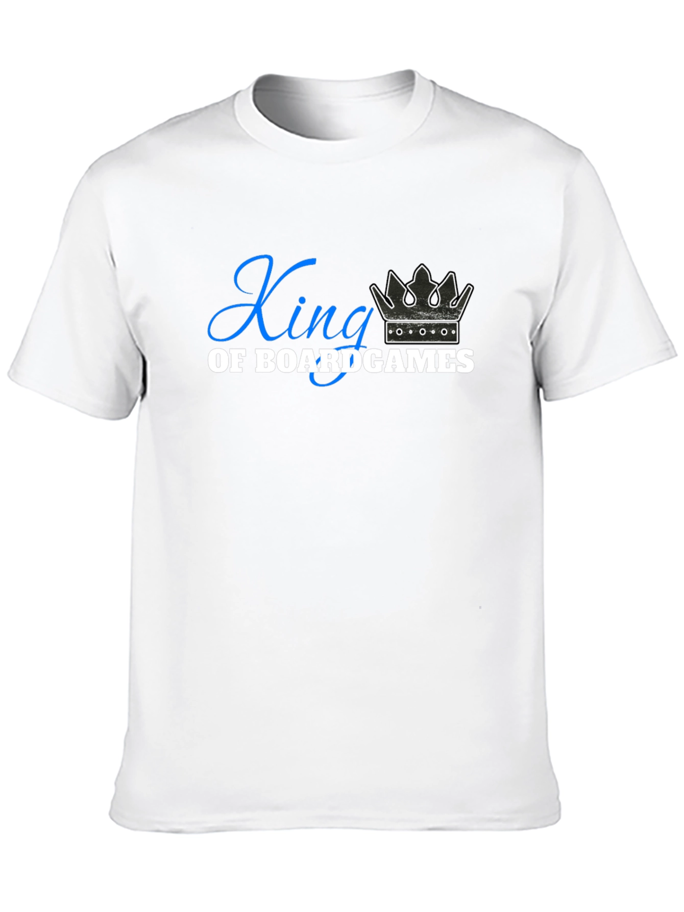 Black King of Boardgames Black T-Shirt view 10