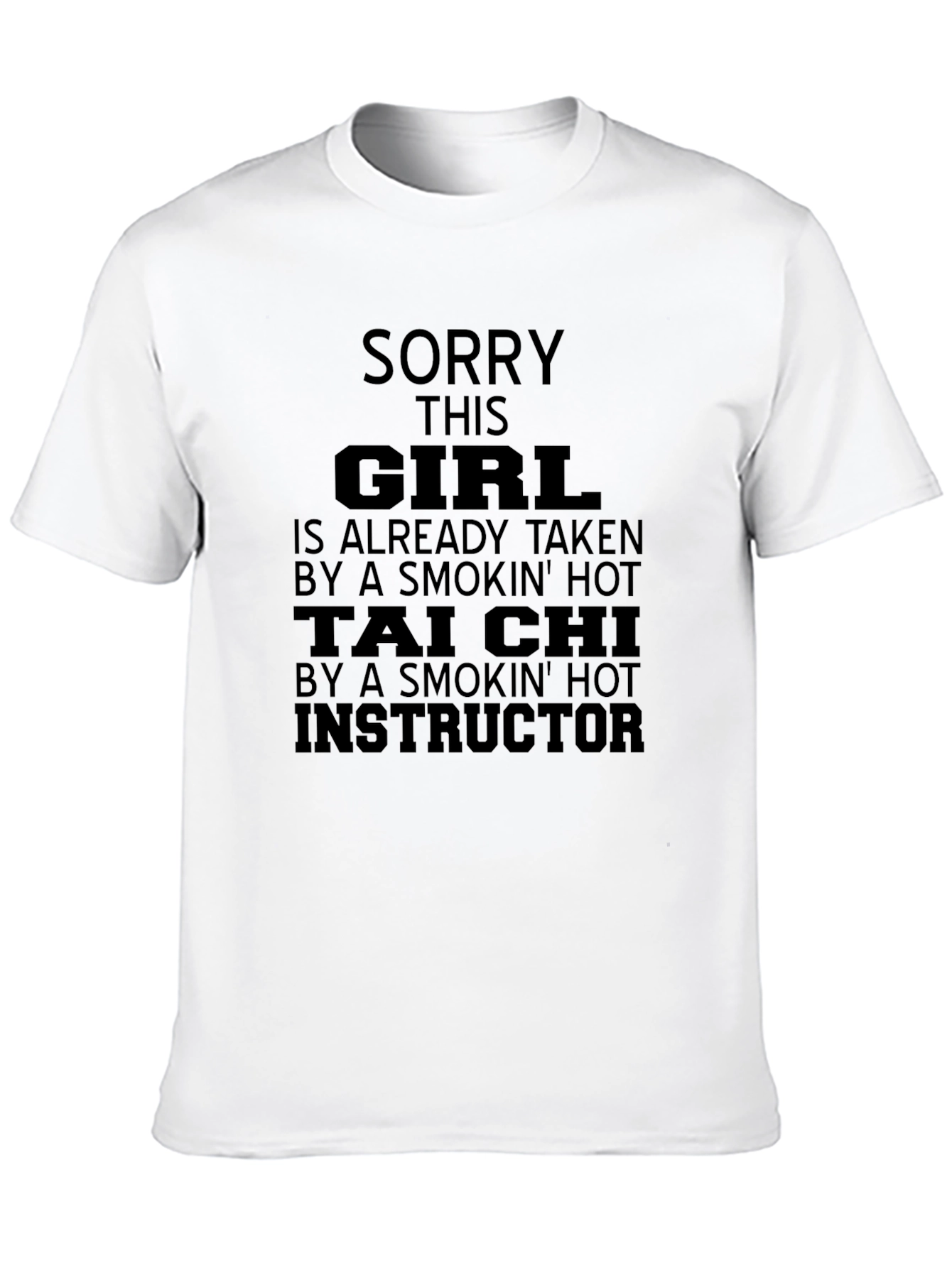 Black Smokin' Hot Tai Chi Instructor T-Shirt - Funny Graphic Tee view 10