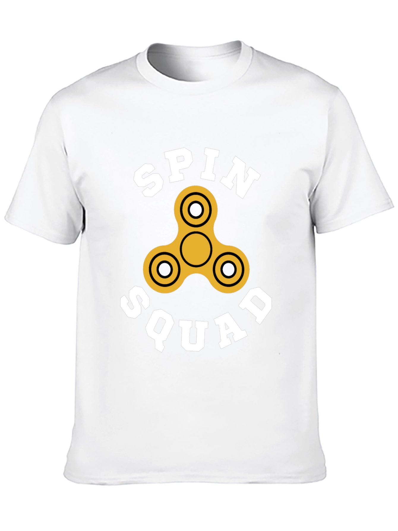 Black Spin Squad T-Shirt - Fidget Spinner Design view 10