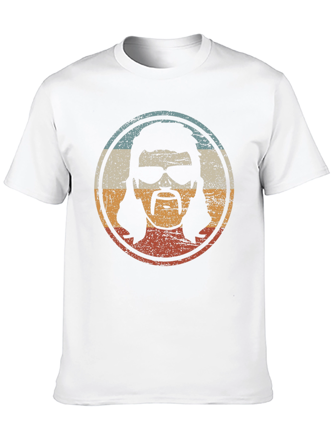 Black Retro Mullet T-Shirt - Vintage Style Tee view 10