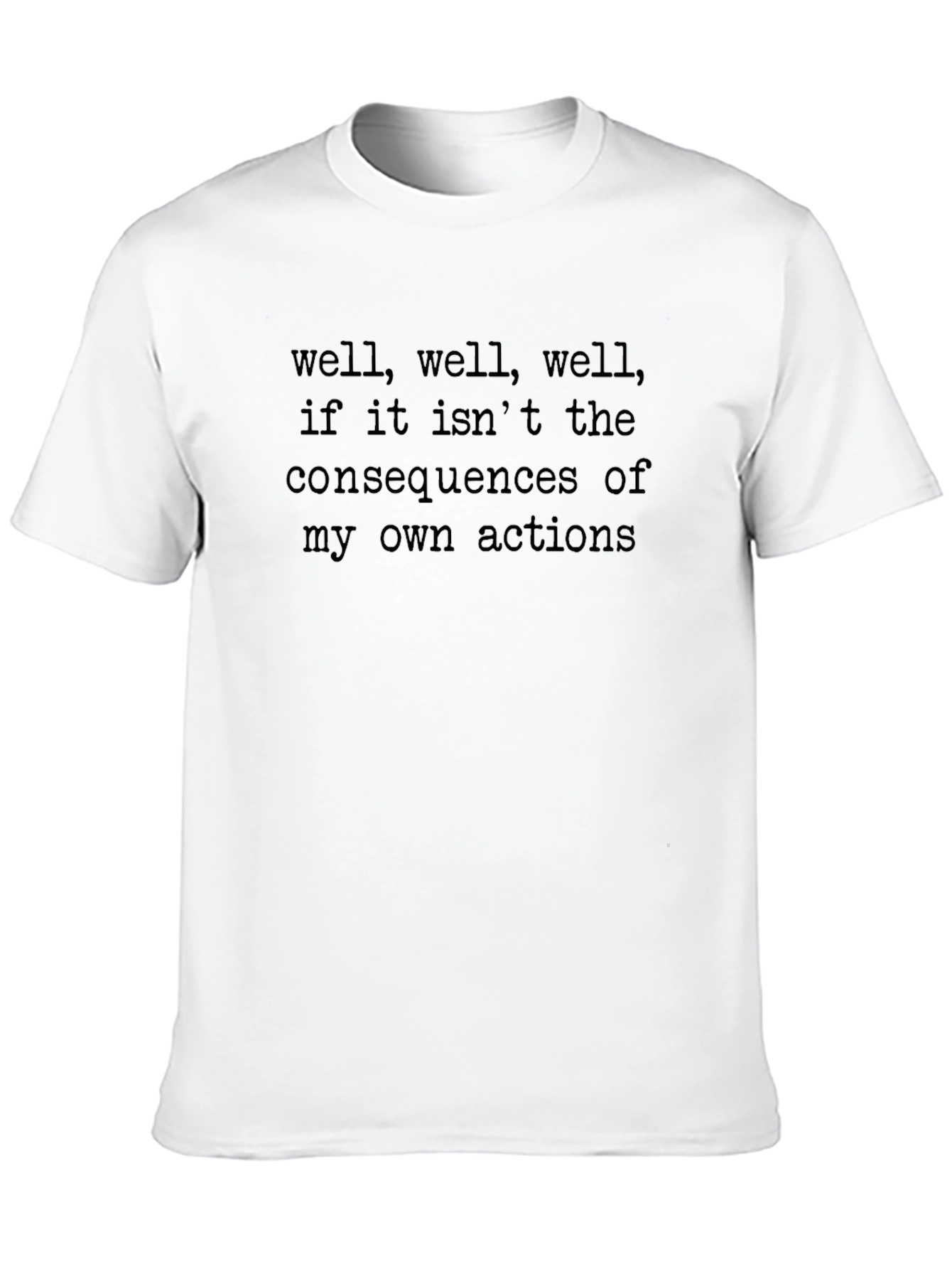 Black Consequences Graphic T-Shirt - Soft Cotton Blend view 10