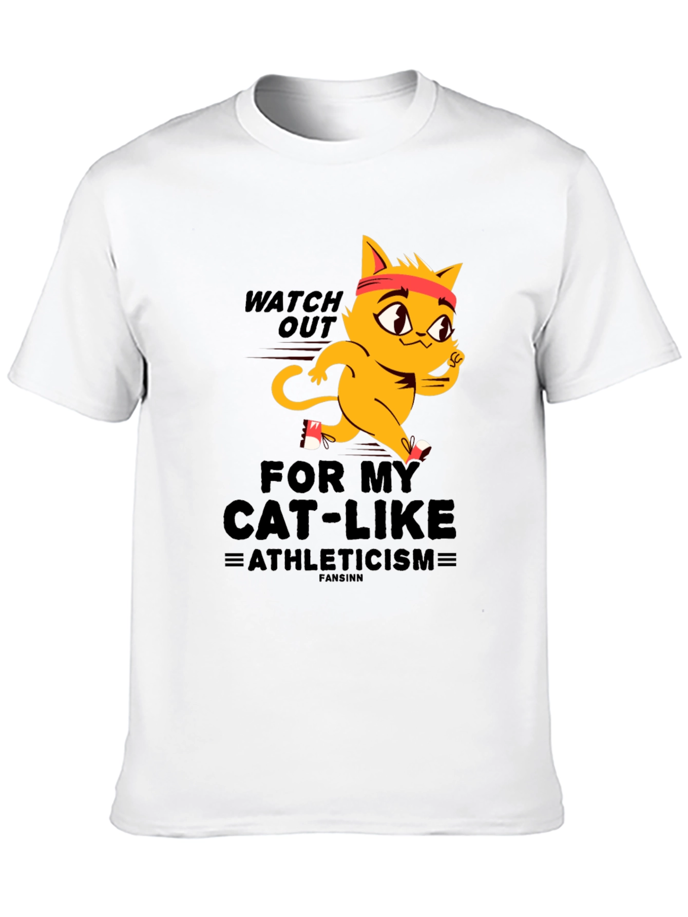Black Cat-Like Athleticism T-Shirt view 10