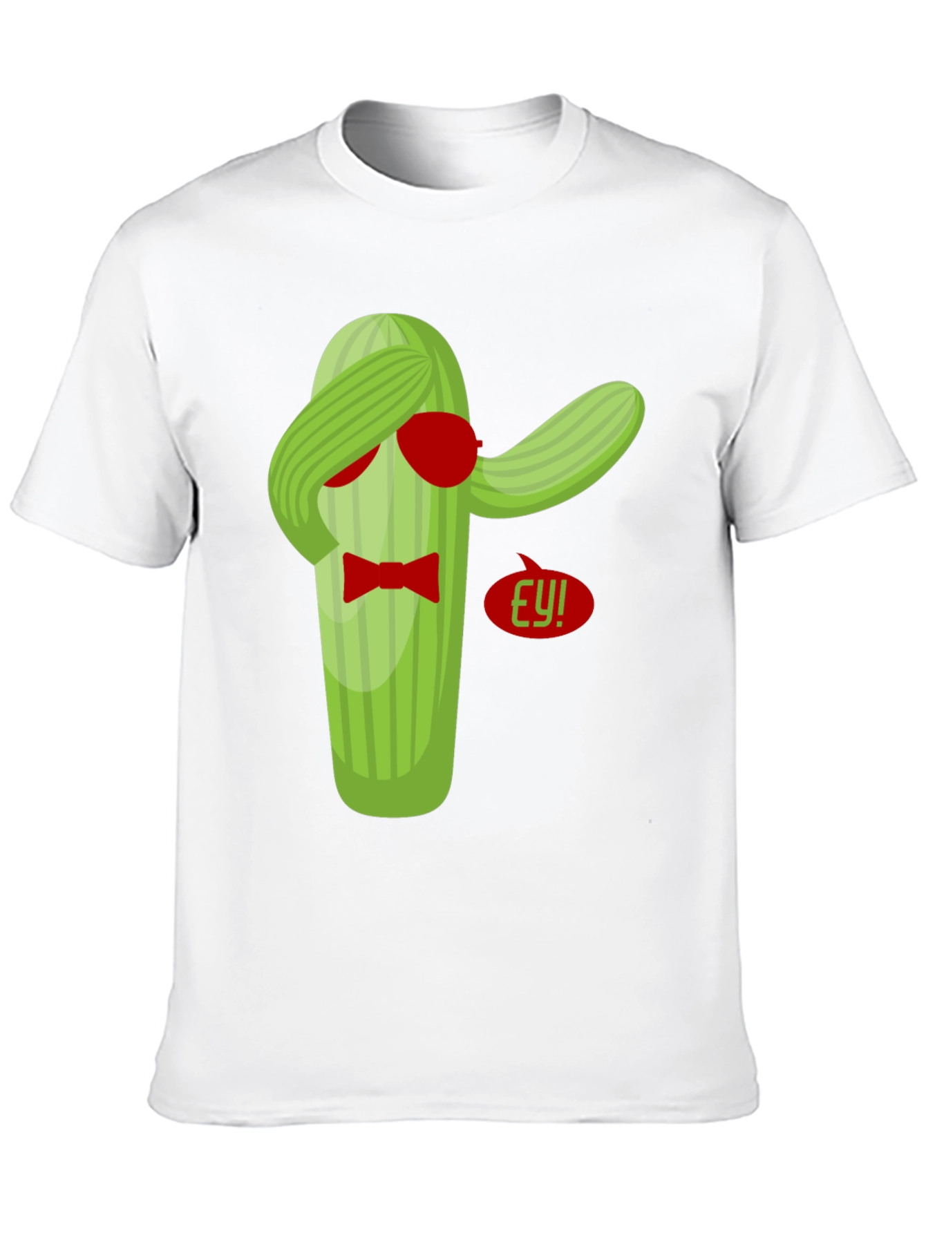 Black Dabbing Cactus T-Shirt - Funny Novelty Tee view 10