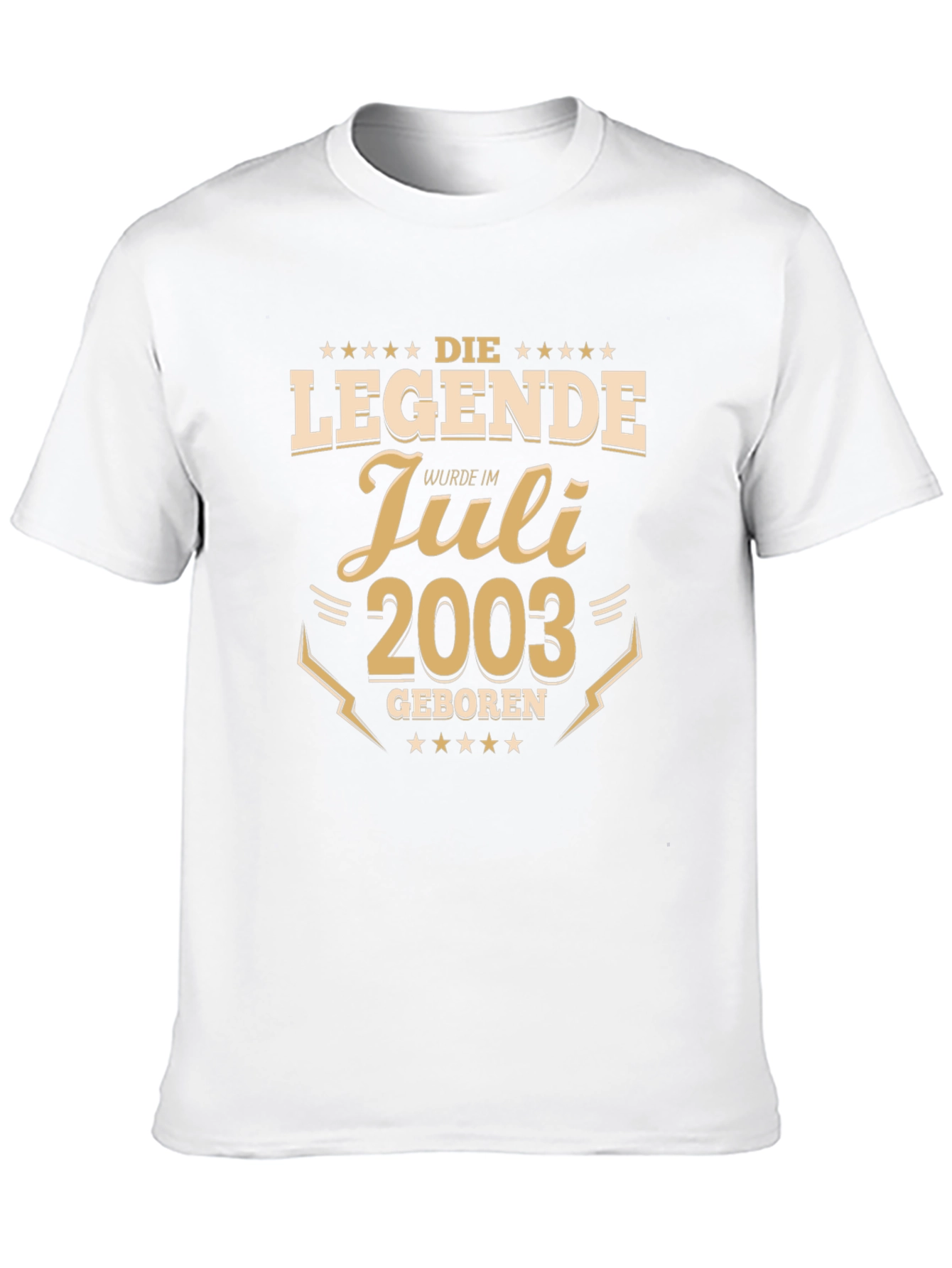 Black Legend Born in July 2003 T-Shirt view 10
