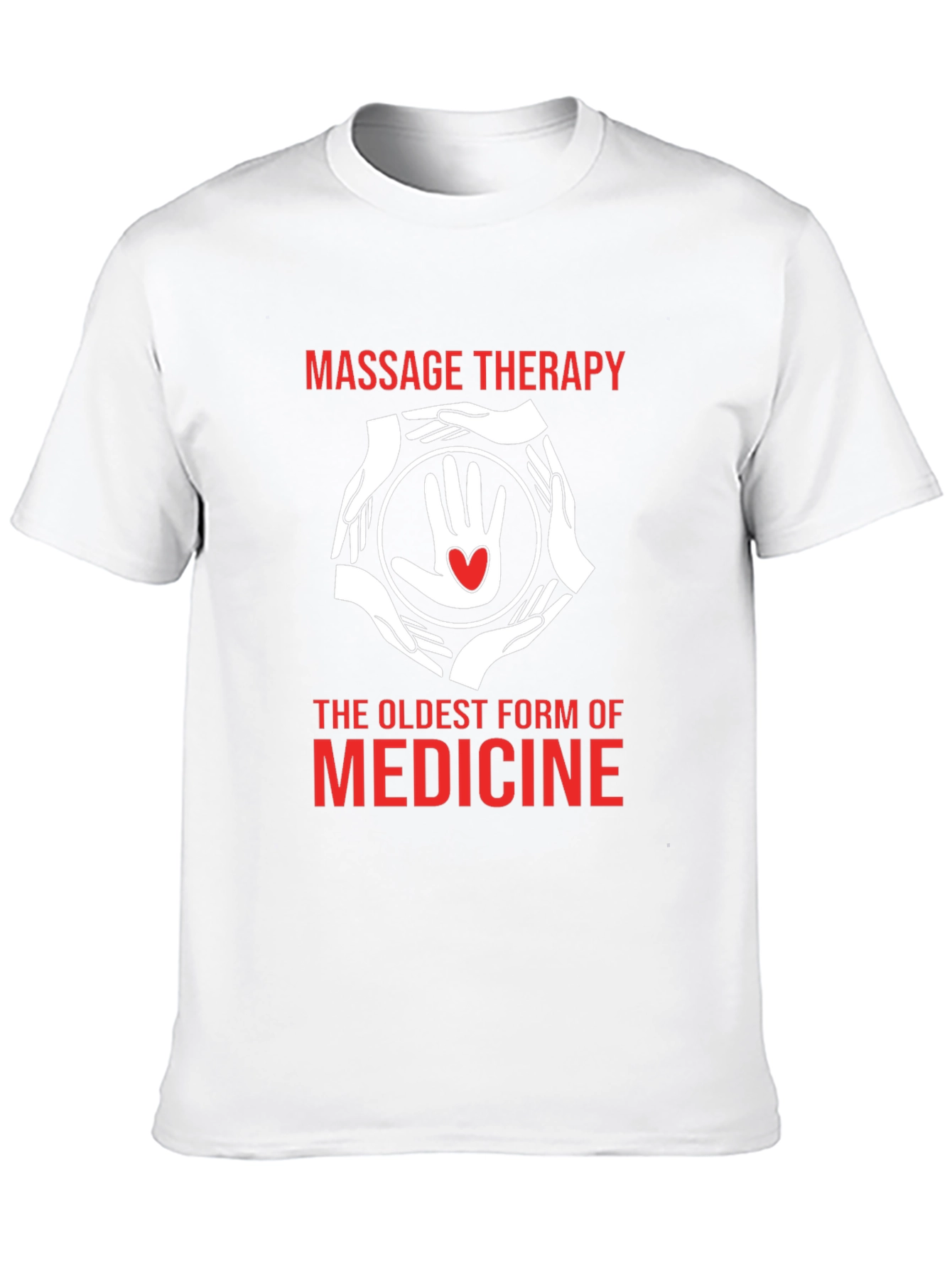 Black Massage Therapy T-Shirt: The Oldest Medicine view 10