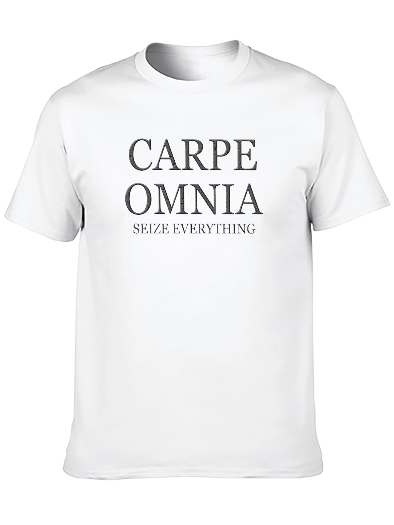 Black Carpe Omnia T-Shirt - Seize Everything view 10