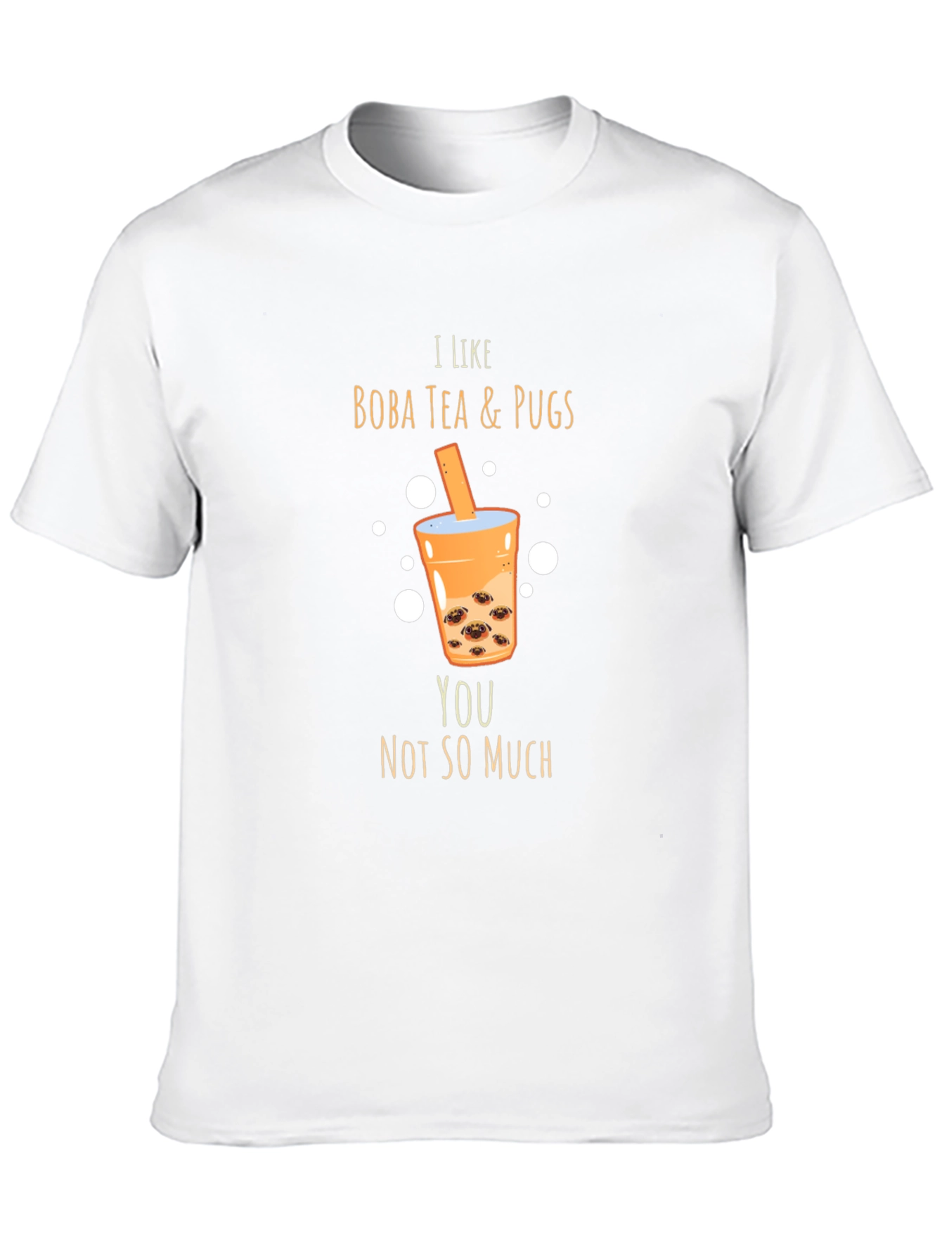 Black Boba Tea & Pugs Graphic Tee view 10