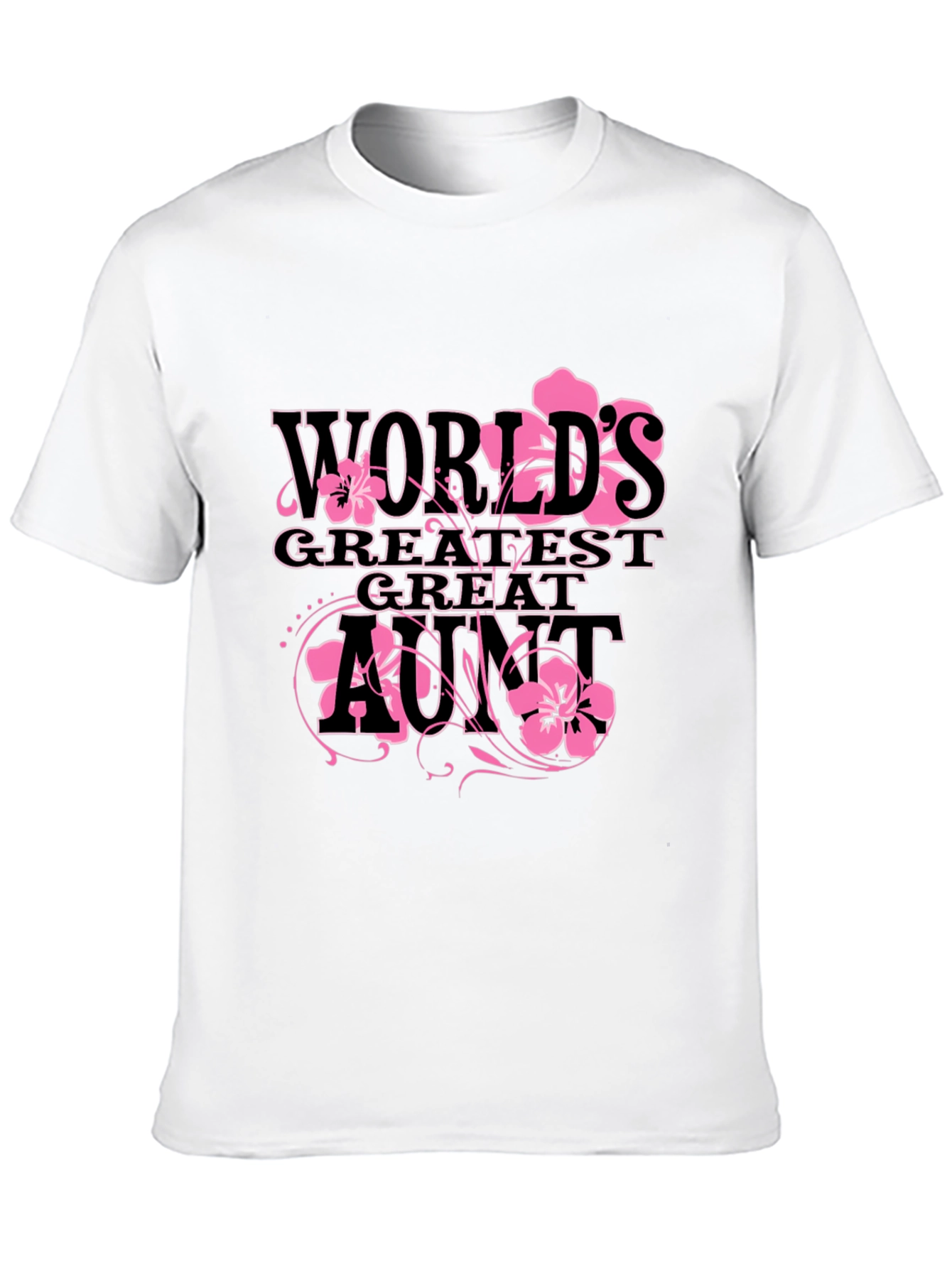 Black World's Greatest Great Aunt T-Shirt view 10