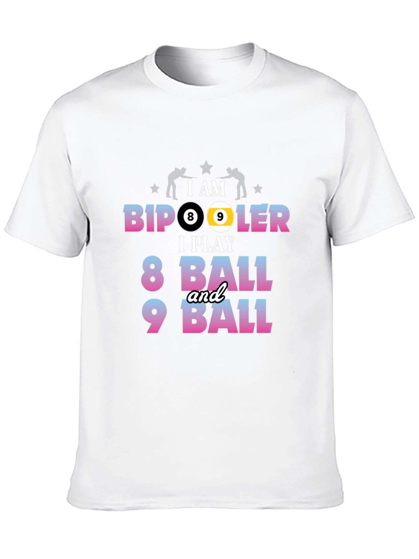 Bipooler Billiards T-Shirt - 8 Ball & 9 Ball - 10