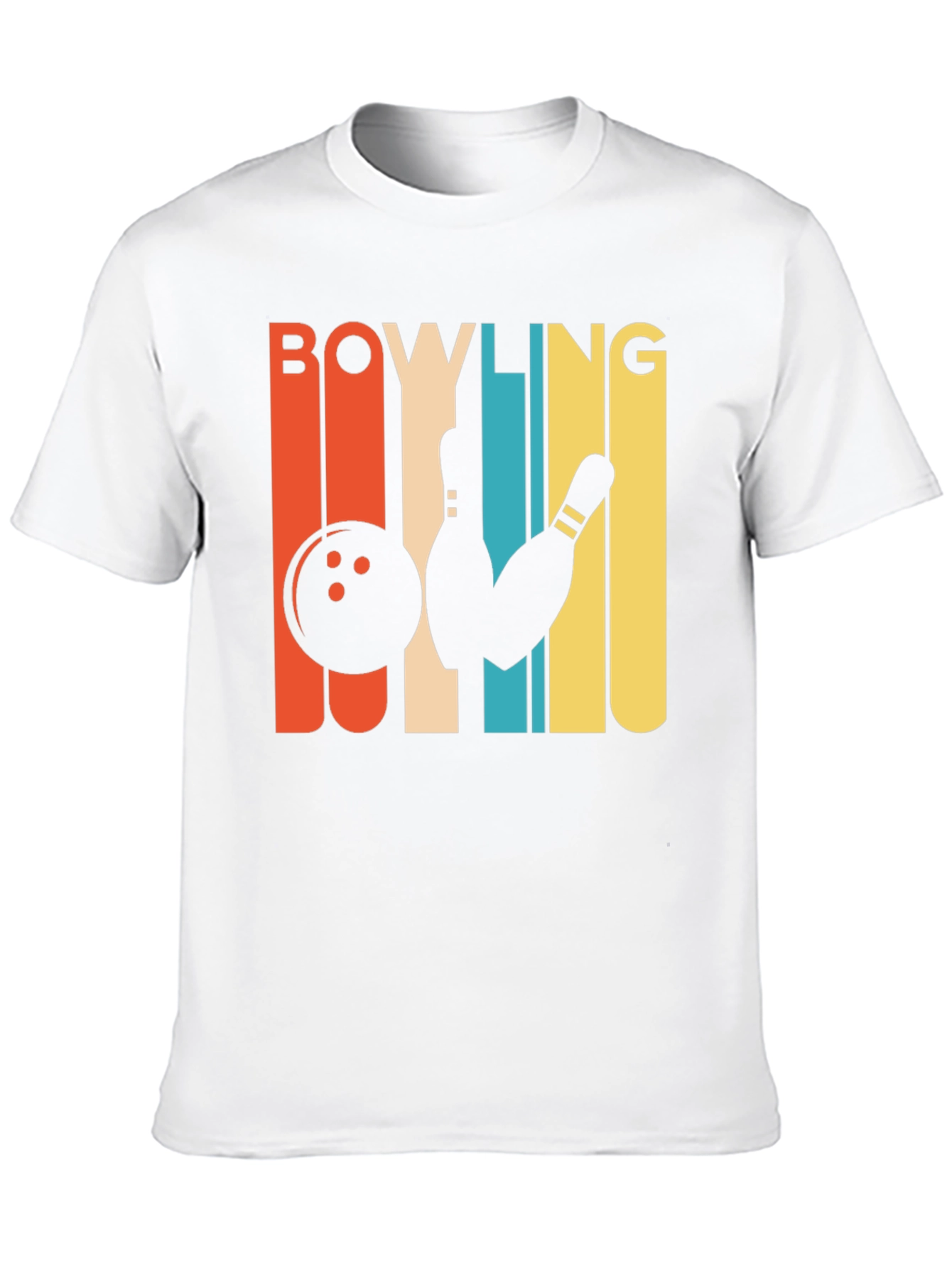 Black Retro Bowling T-Shirt - Vintage Style Graphic Tee view 10
