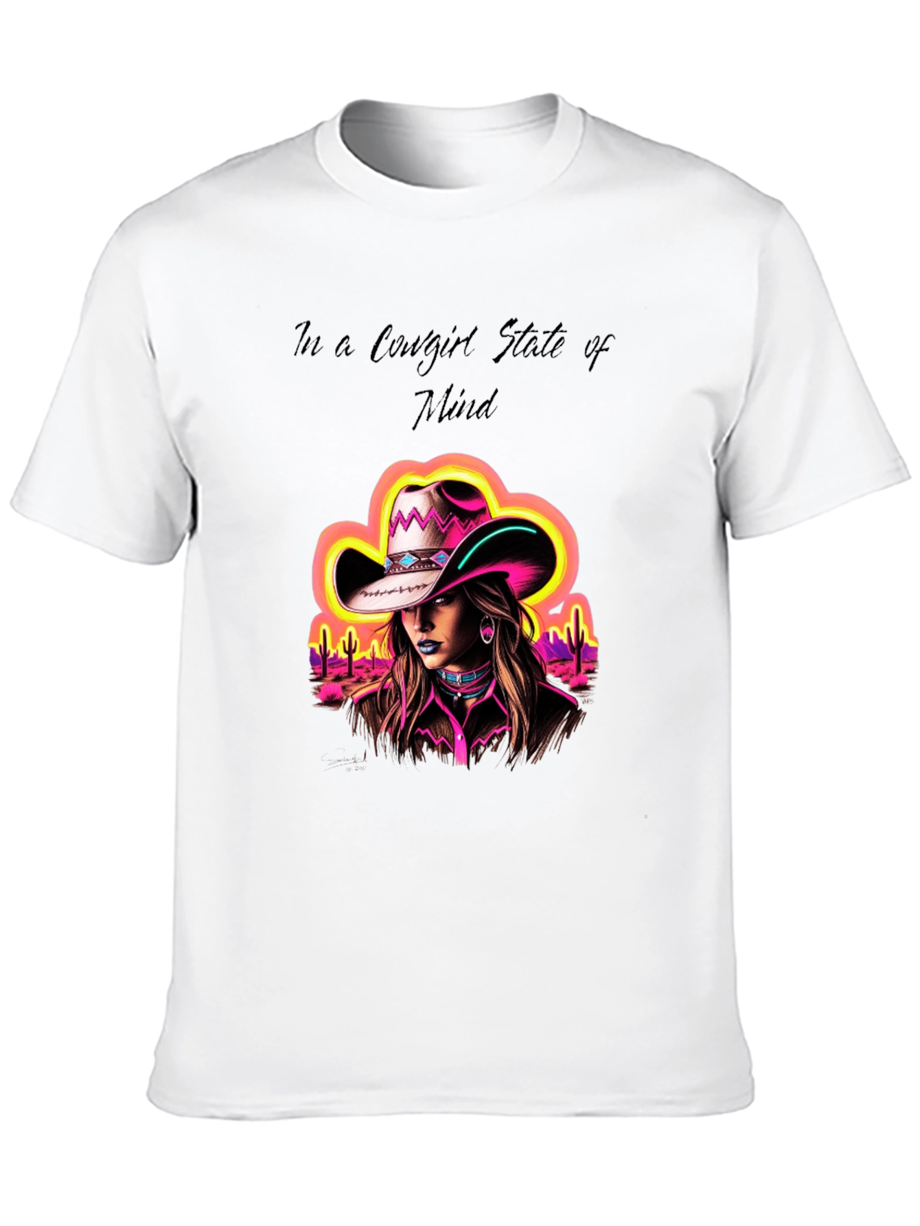 Cowgirl State of Mind Graphic Tee - 10